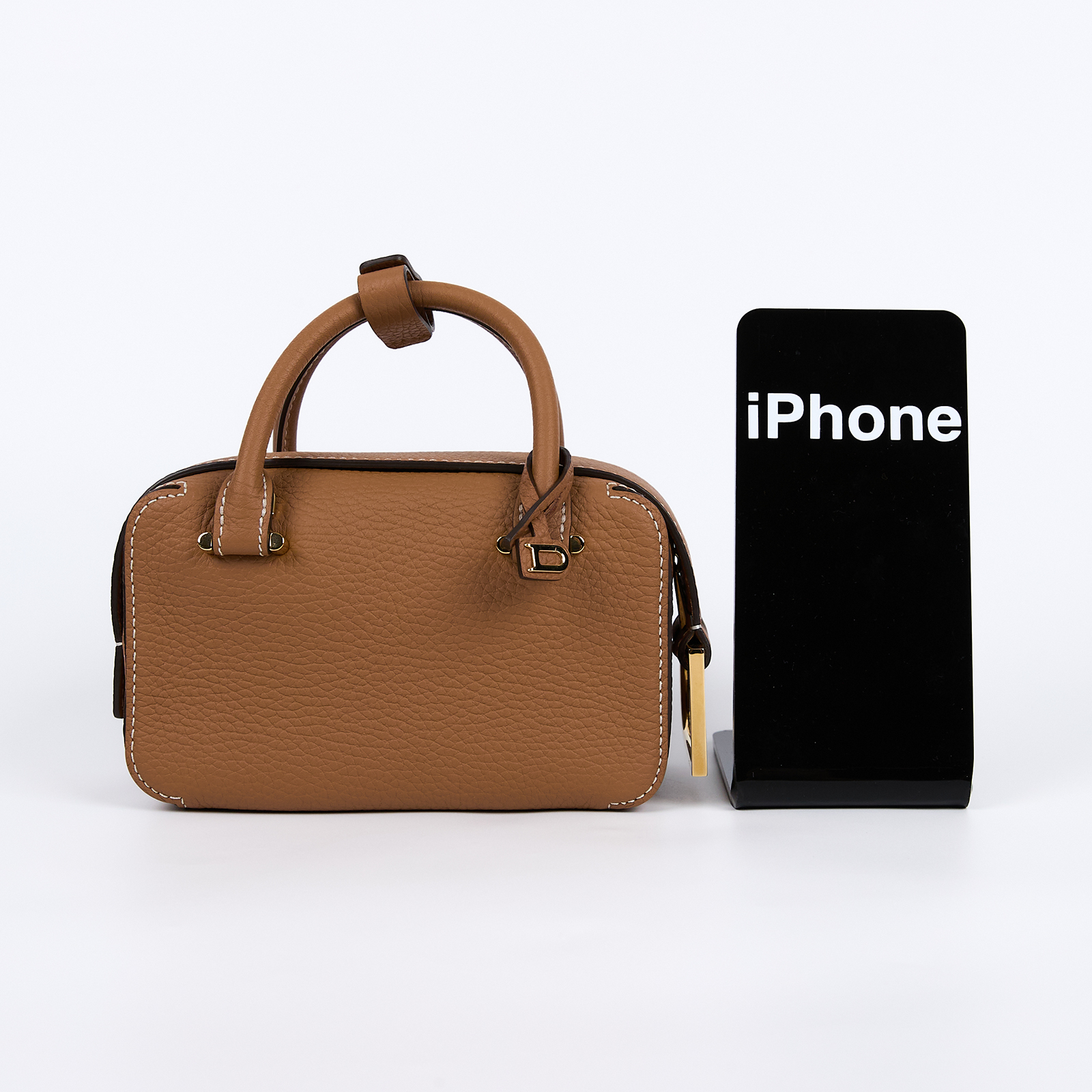 德爾沃 DELVAUX  Cool Box Nano  棕色NANO COOL BOX 防塵袋/背帶