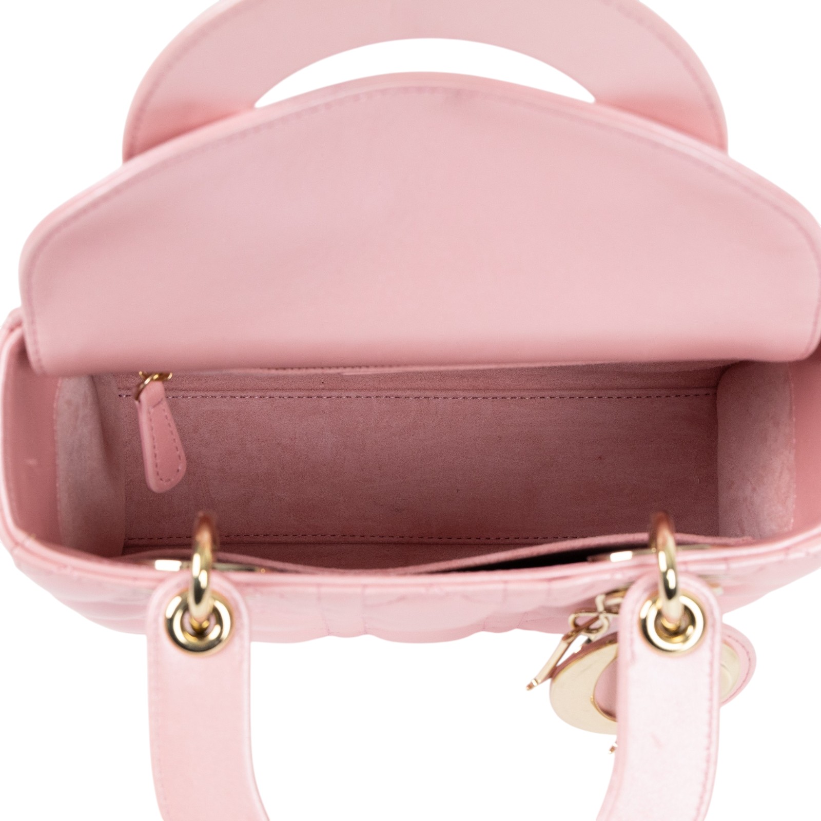 迪奧 CHRISTIAN DIOR Lady Dior My ABCDior 小型 肩背 手提包 羊皮 M0538ONGE  原廠盒子/防塵袋/背帶/保證卡