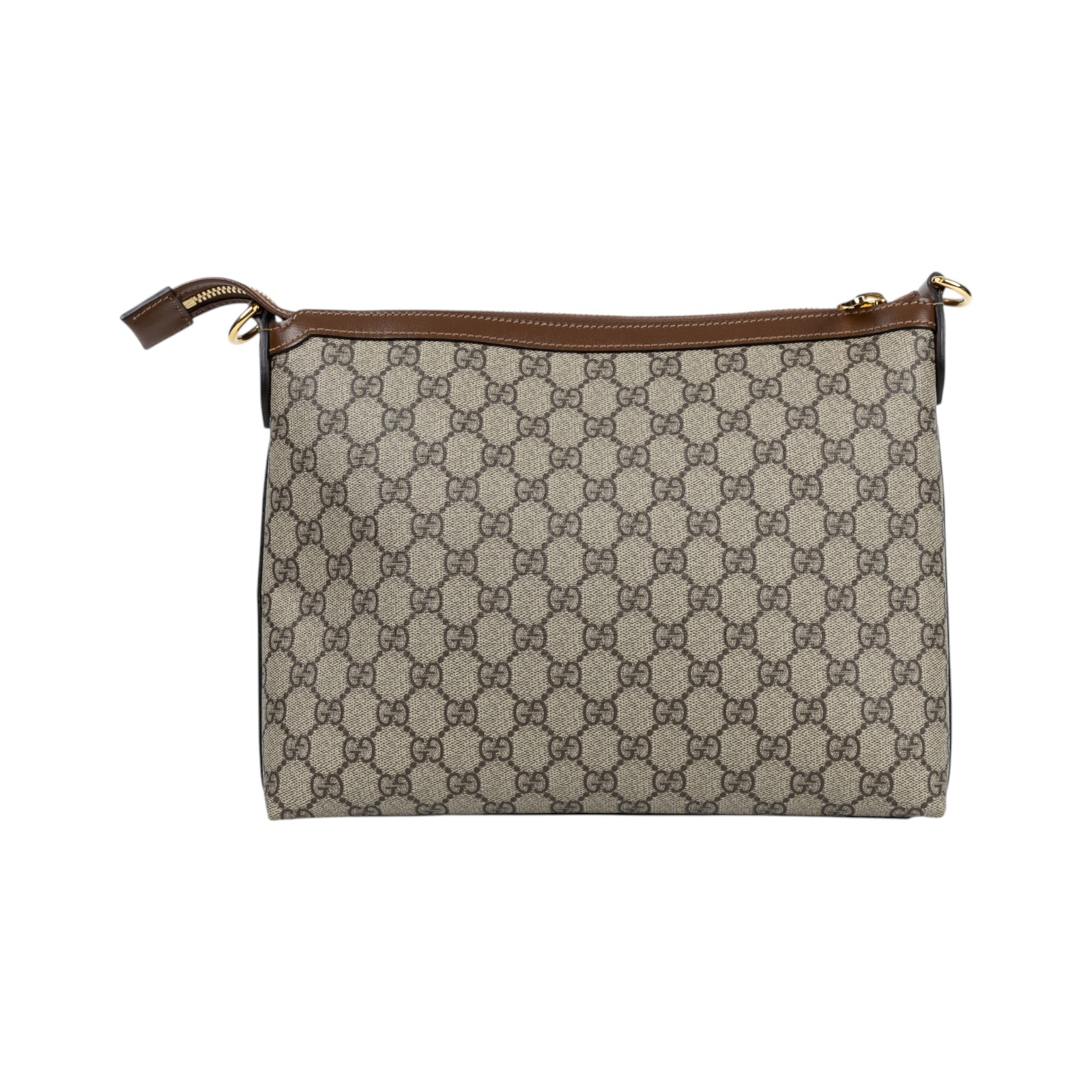 古馳 GUCCI Interlocking G 郵差袋 726833 92THG 棕GG斜背包 背帶2