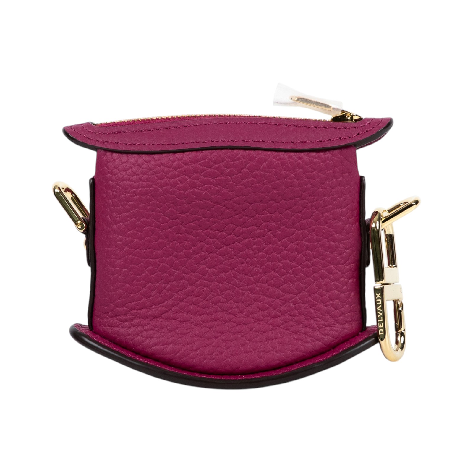 德爾沃 DELVAUX  Pin Swing 吊飾 AE0485AQY0021ZDD 粉紫Pin Swing 原廠盒子/防塵袋/背帶2/購買證明