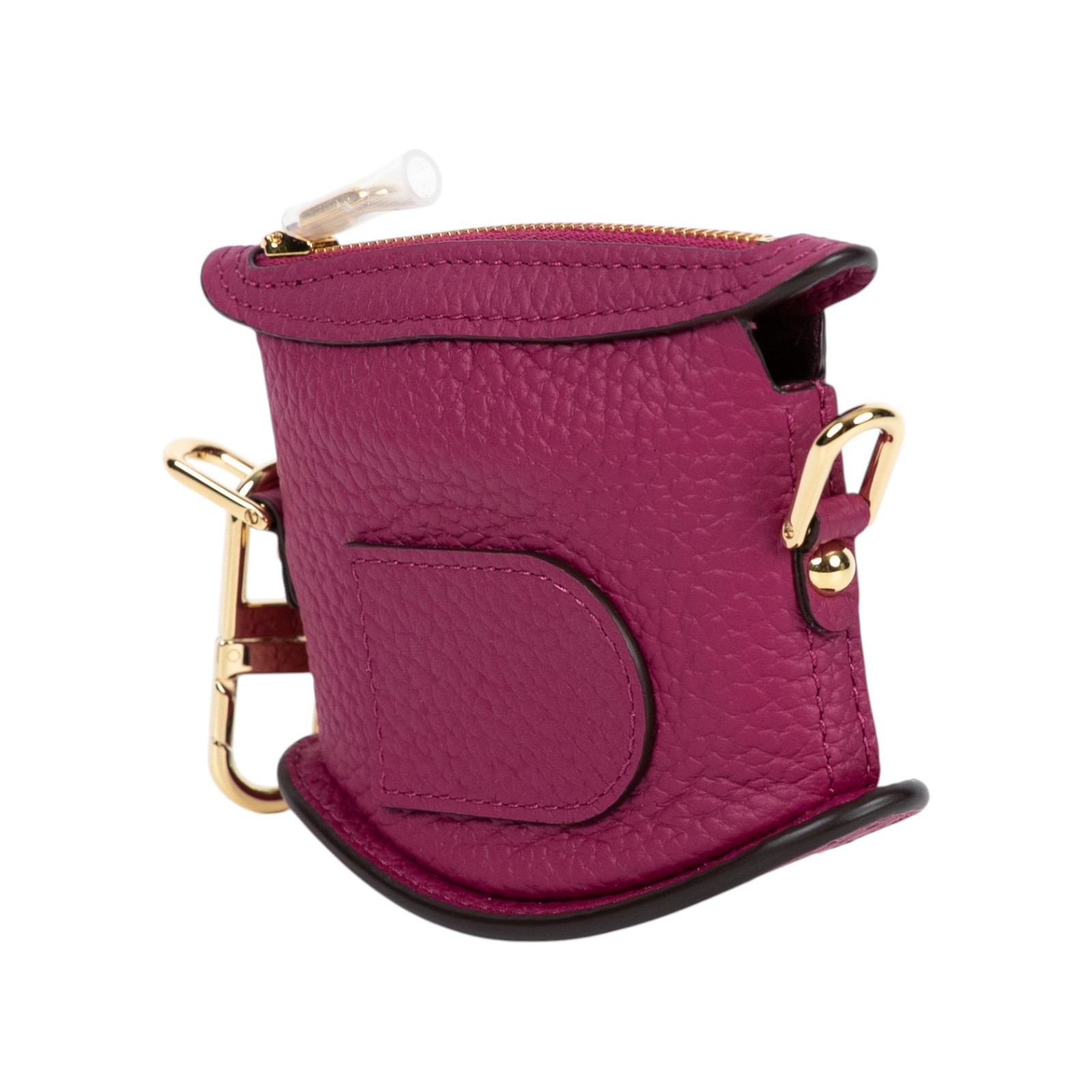德爾沃 DELVAUX  Pin Swing 吊飾 AE0485AQY0021ZDD 粉紫Pin Swing 原廠盒子/防塵袋/背帶2/購買證明