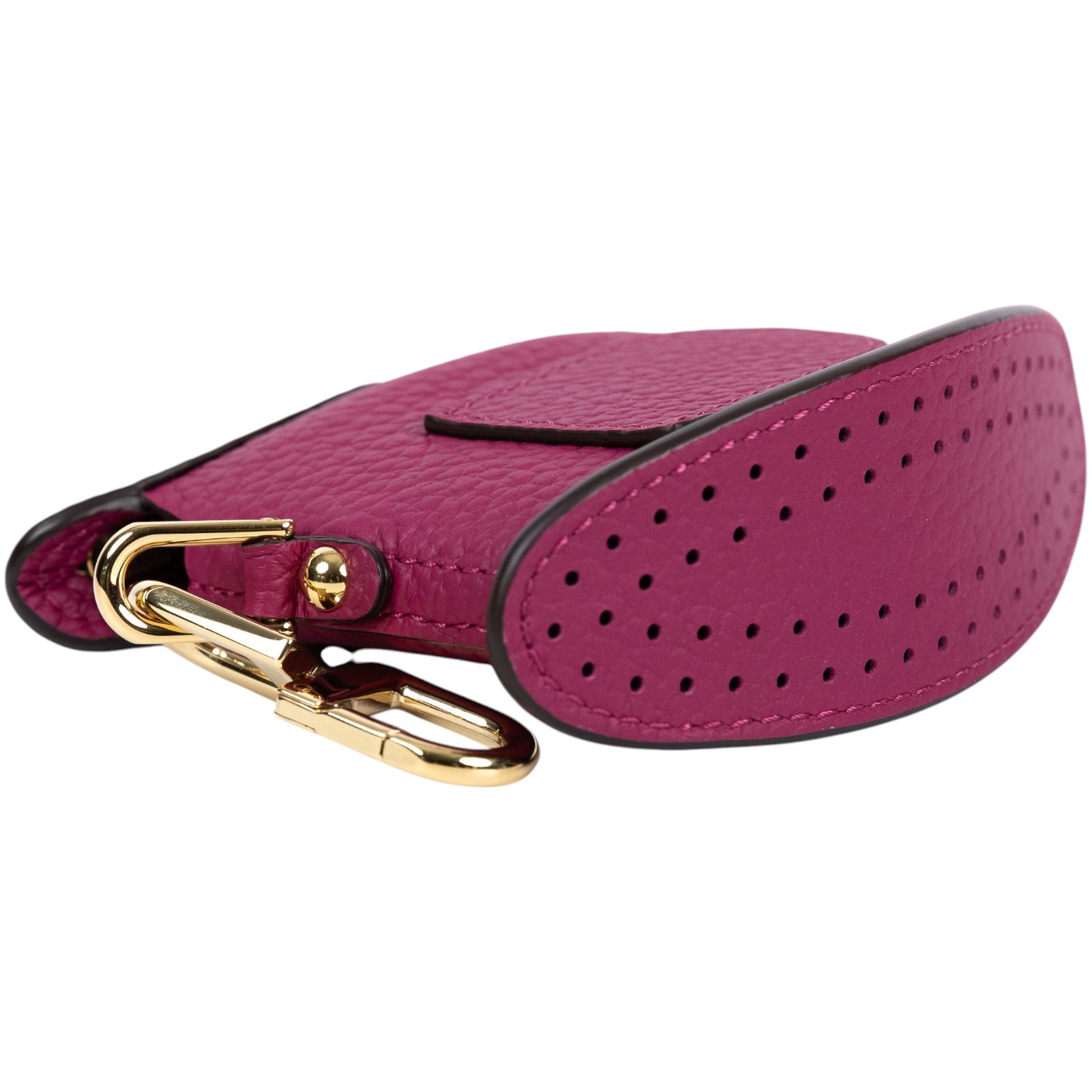 德爾沃 DELVAUX  Pin Swing 吊飾 AE0485AQY0021ZDD 粉紫Pin Swing 原廠盒子/防塵袋/背帶2/購買證明