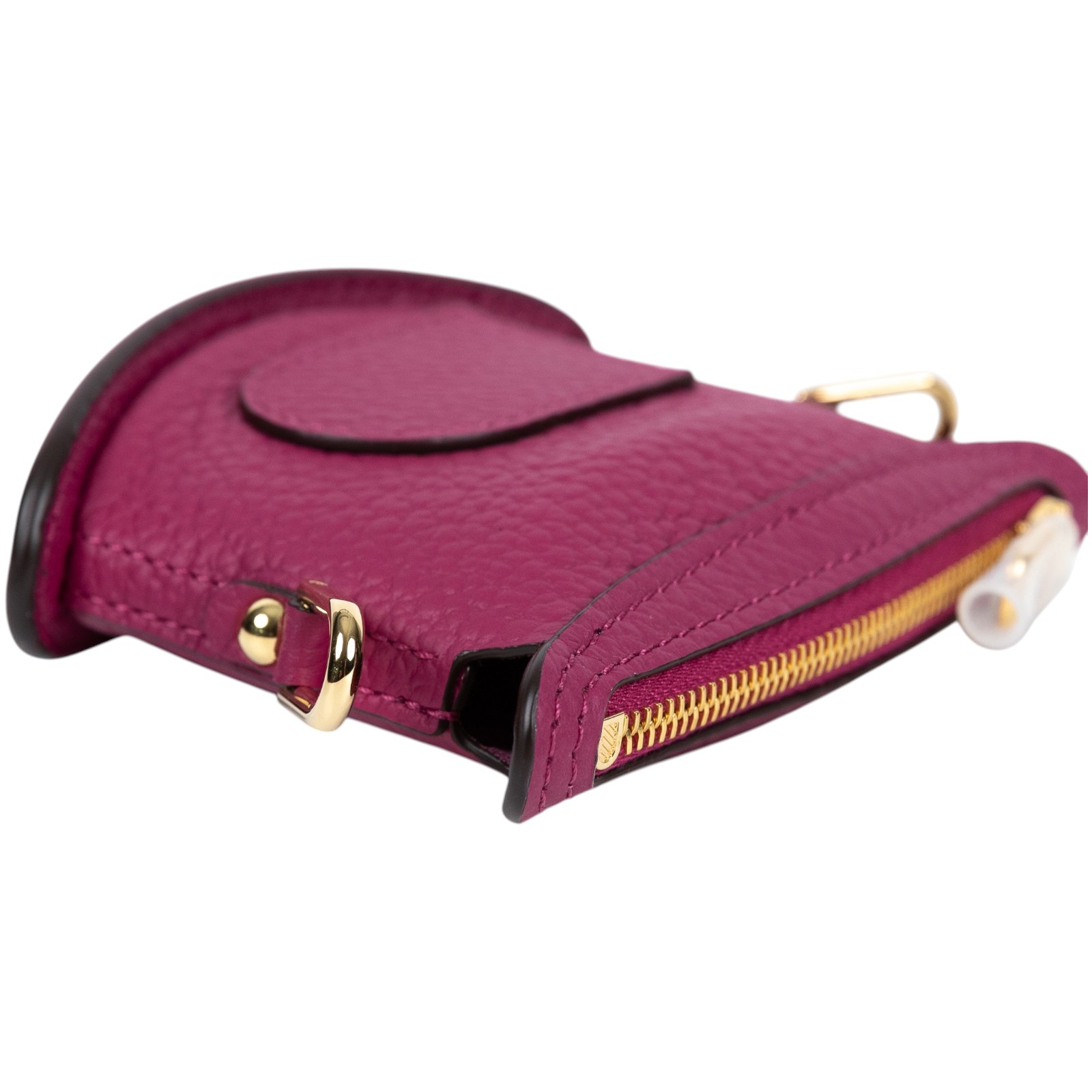 德爾沃 DELVAUX  Pin Swing 吊飾 AE0485AQY0021ZDD 粉紫Pin Swing 原廠盒子/防塵袋/背帶2/購買證明