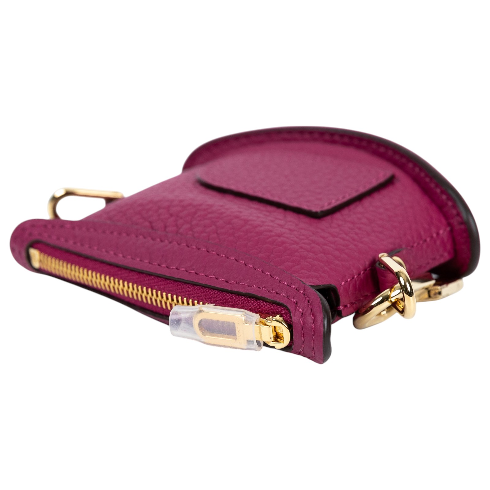 德爾沃 DELVAUX  Pin Swing 吊飾 AE0485AQY0021ZDD 粉紫Pin Swing 原廠盒子/防塵袋/背帶2/購買證明