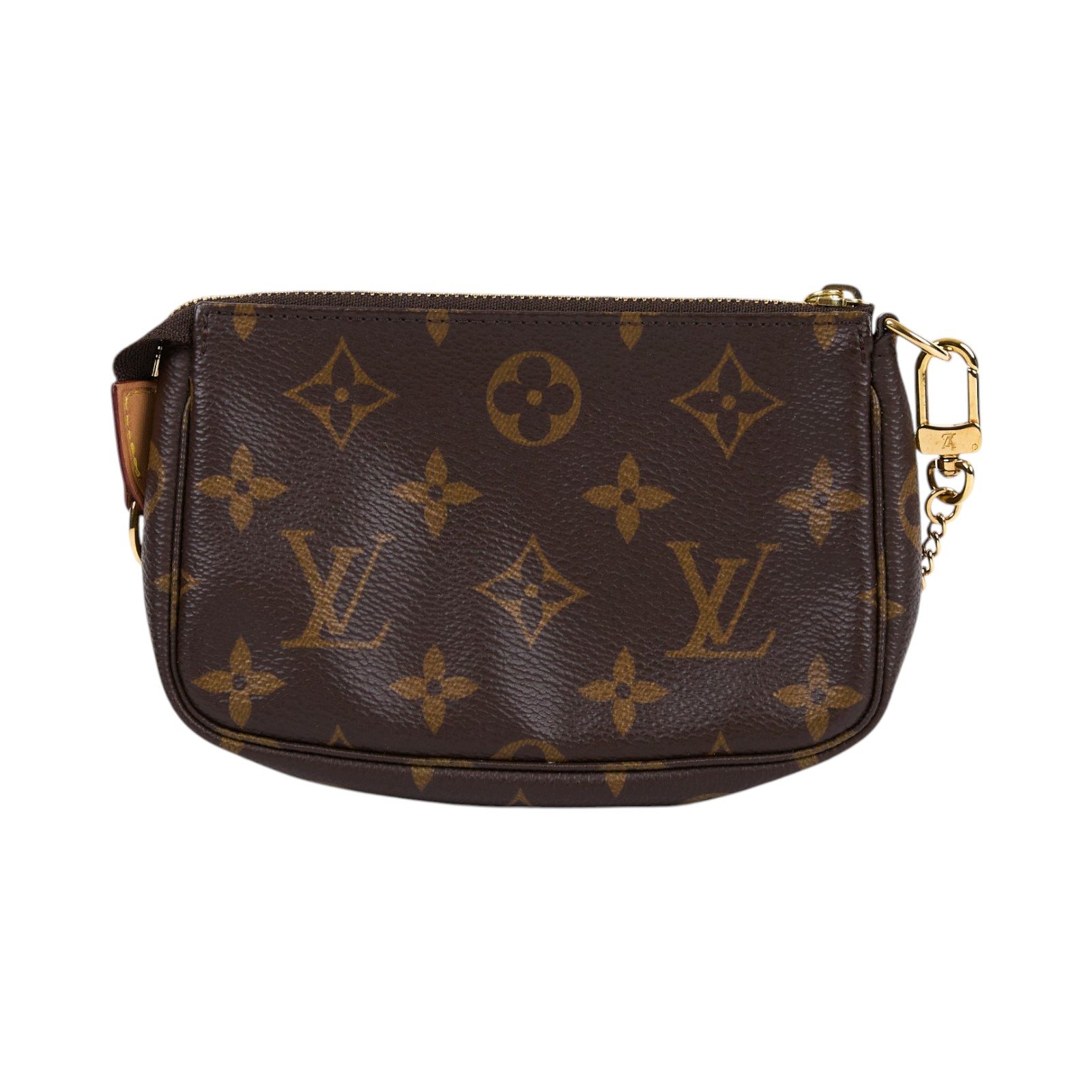 路易威登 LOUIS VUITTON Monogram塗層帆布 鏈帶 迷你小皮包 M58009 原花POUCH 無附屬品