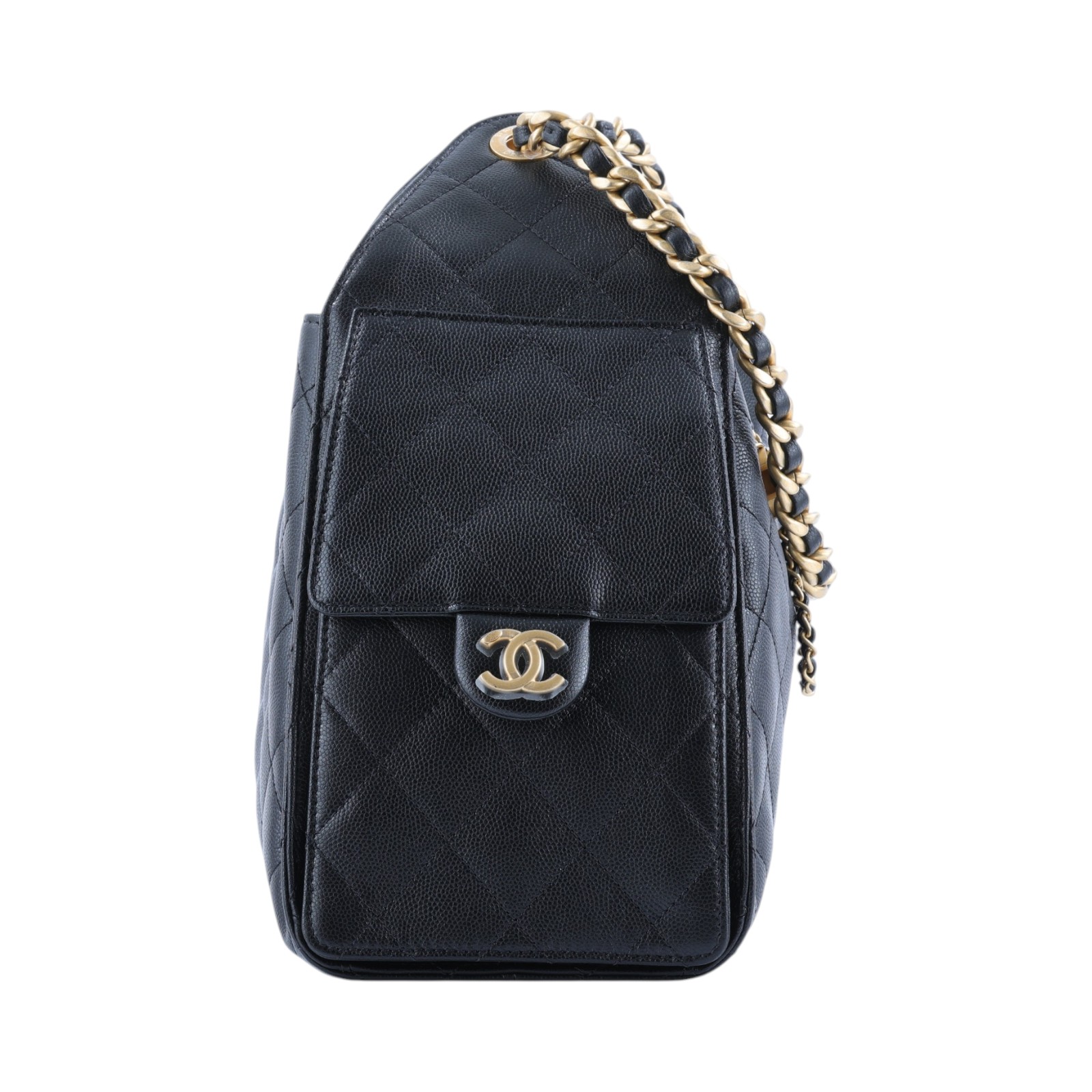 香奈兒 CHANEL 25 小型包 粒面牛皮 AS5293 B20304 晶片款 黑荔枝牛25包 小號 原廠盒子/防塵袋/購買證明