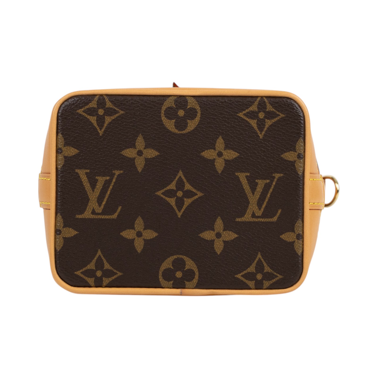 路易威登 LOUIS VUITTON Nano Noé 原花 束口水桶包 M81266 晶片款 原花Nano Noé 原廠盒子/防塵袋/背帶2