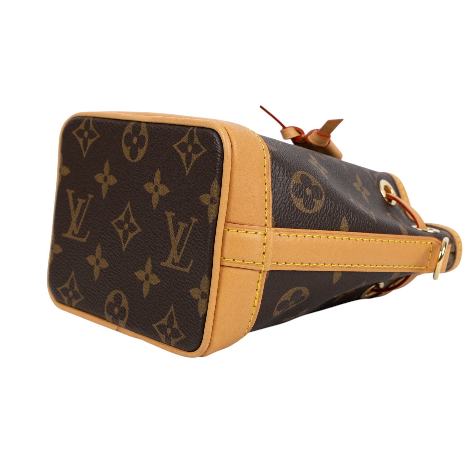 路易威登 LOUIS VUITTON Nano Noé 原花 束口水桶包 M81266 晶片款 原花Nano Noé 原廠盒子/防塵袋/背帶2