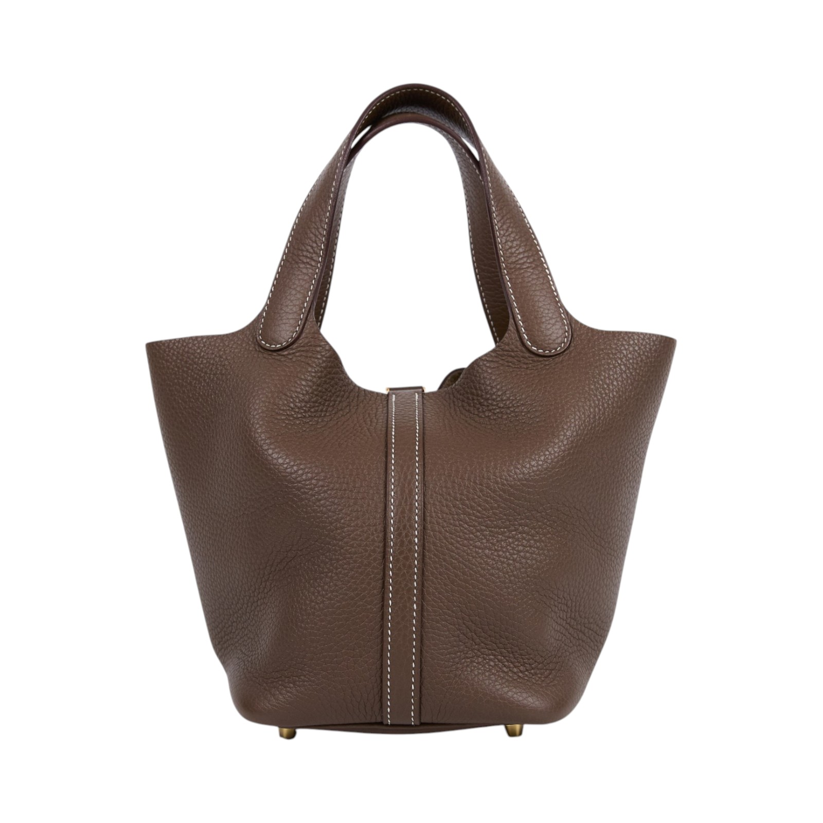 愛馬仕 Hermes Picotin Lock 18 菜籃子包 金色五金 大象灰 H056289CC18 /ZAM008UH  原廠盒子/防塵袋2/鎖組/購買證明