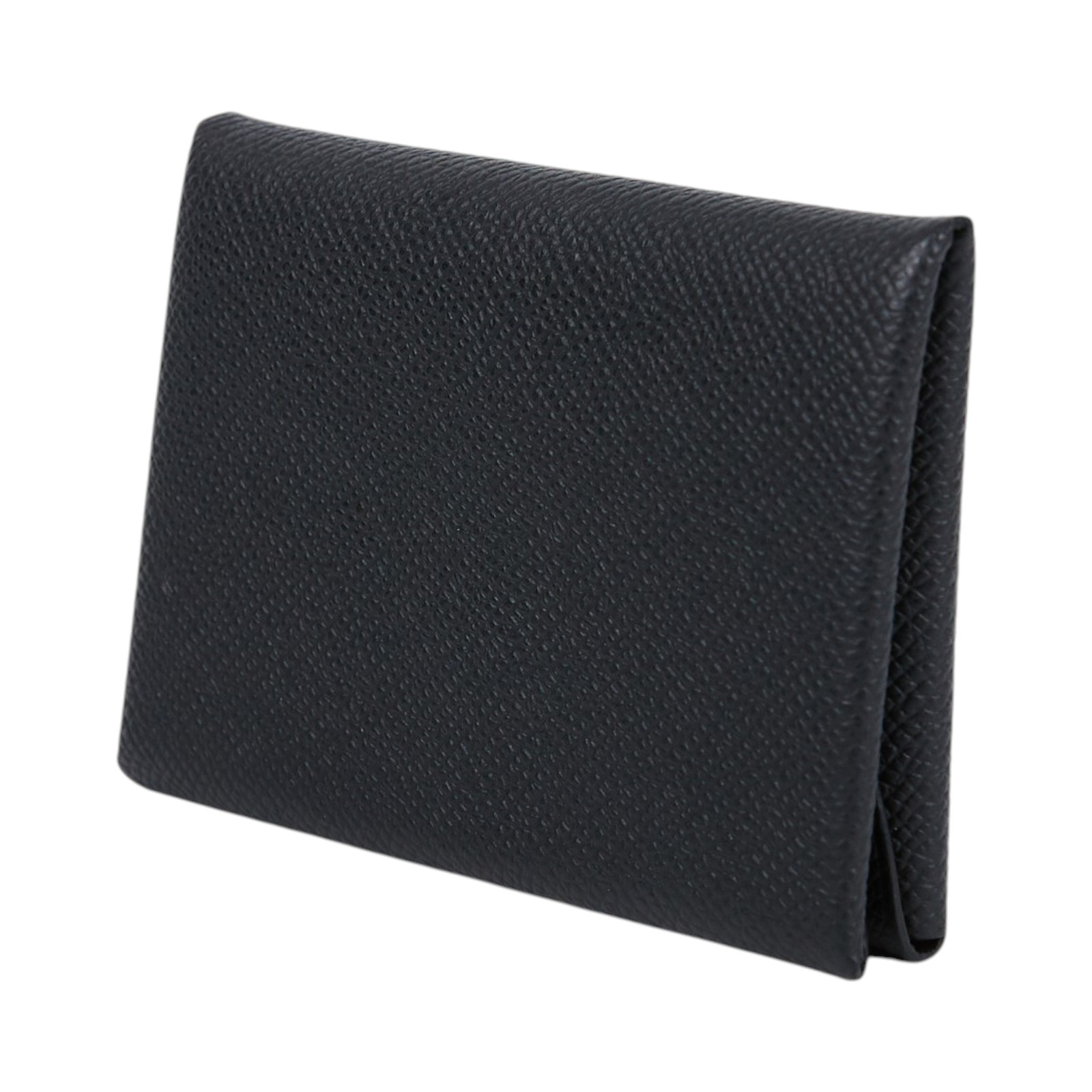 愛馬仕 Hermes Calvi Duo 卡包 CALD U UY 005TM U刻 黑Calvi duo 原廠盒子
