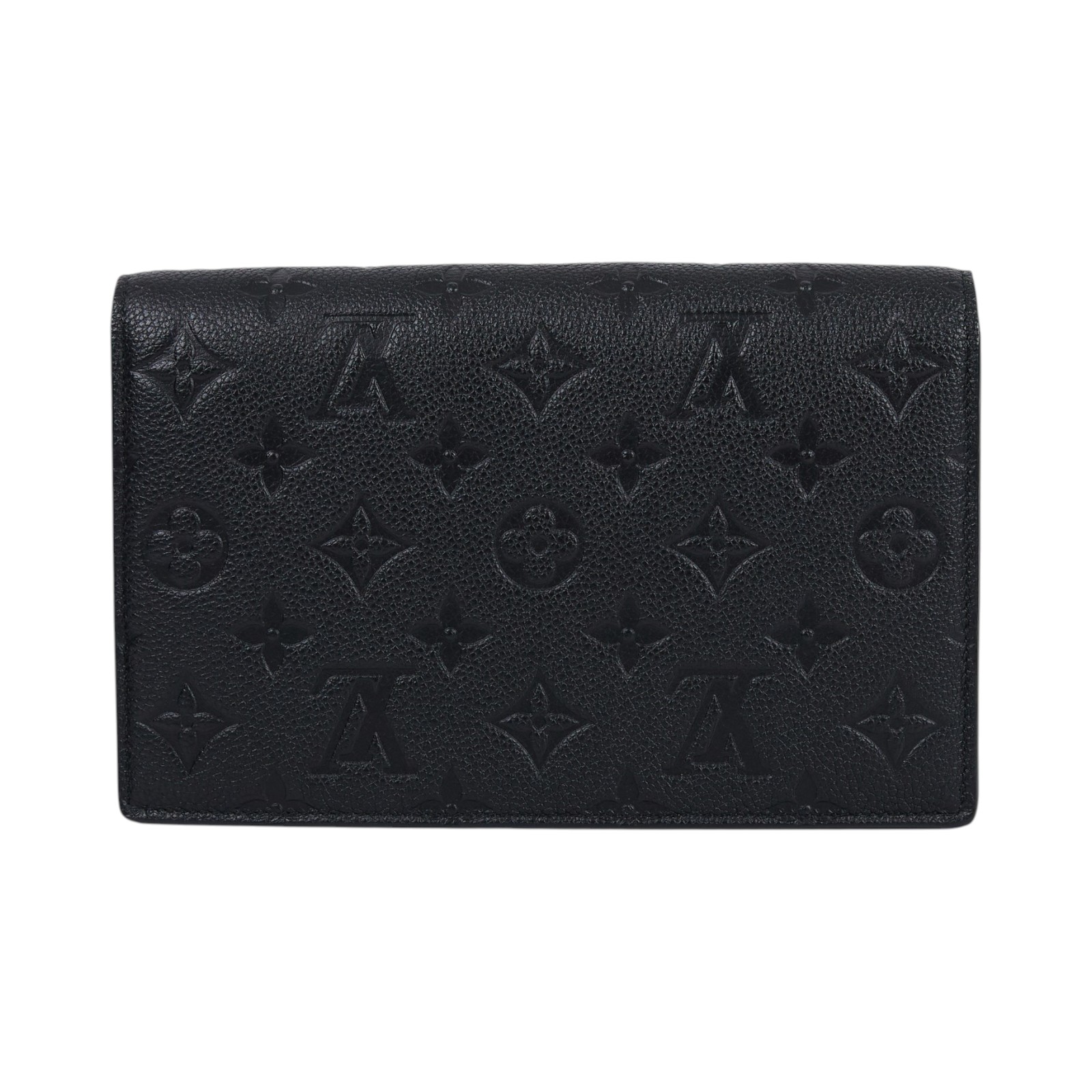 路易威登 LOUIS VUITTON Vavin 鏈帶錢包 M67839 晶片款 黑壓紋Vavin 鏈條包 背帶
