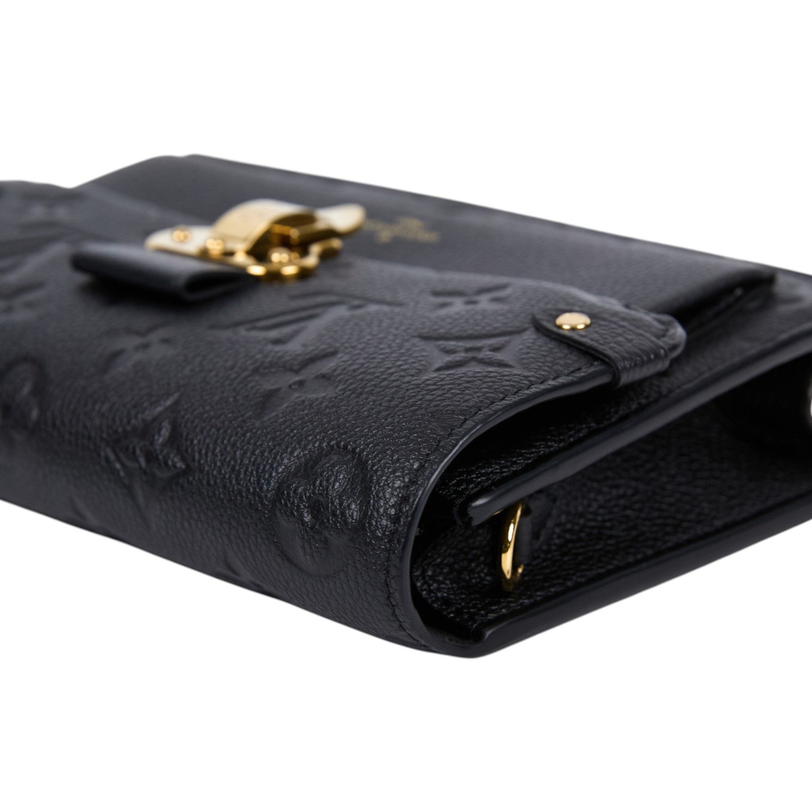 路易威登 LOUIS VUITTON Vavin 鏈帶錢包 M67839 晶片款 黑壓紋Vavin 鏈條包 背帶