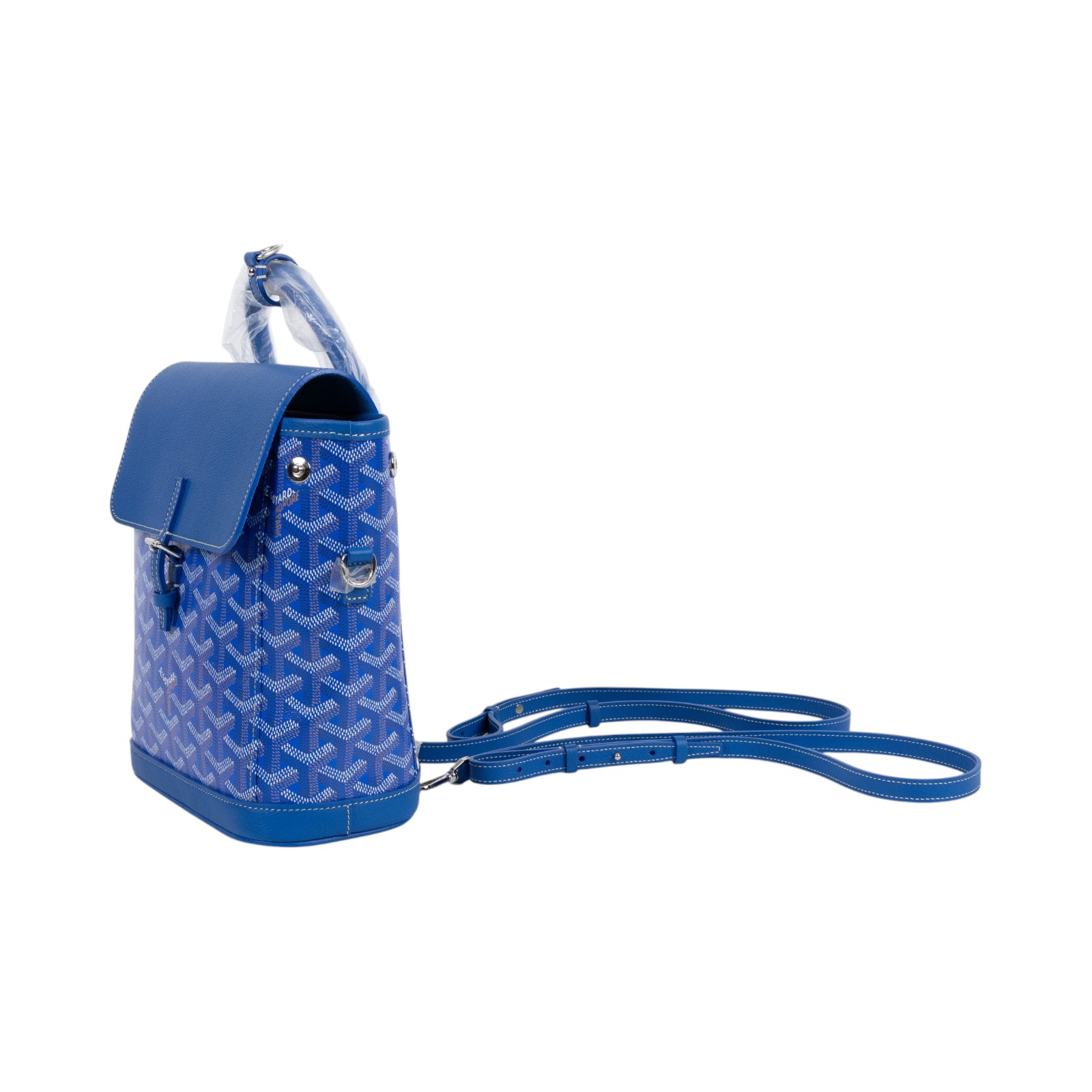 高雅德 GOYARD Alpin 迷你背包 ALPIN2MINTY 藍ALPIN後背包 防塵袋/背帶2