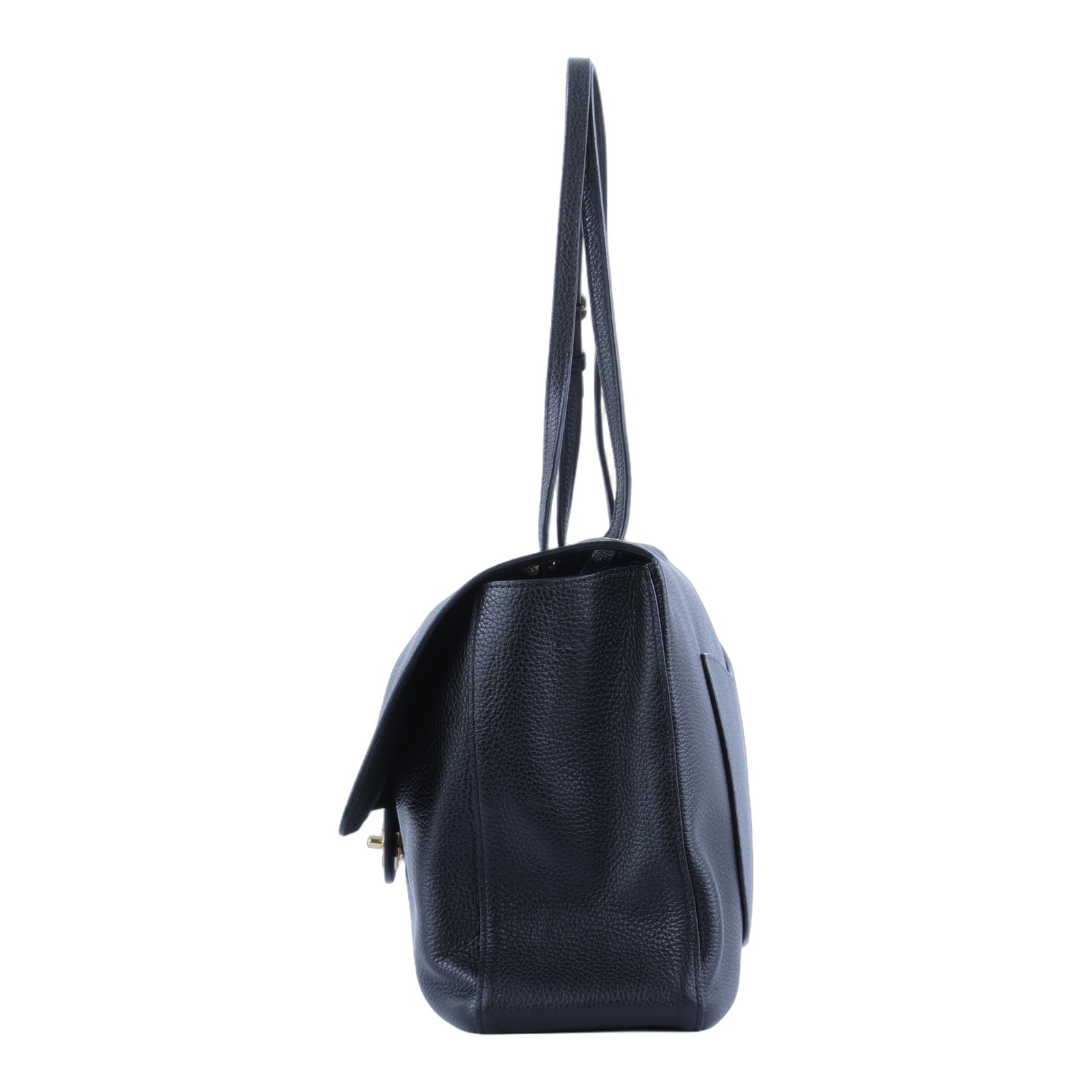 香奈兒 CHANEL 特大型 口蓋包 AS6233 B24332 晶片款 黑金粒紋牛口蓋包 38.5CM 防塵袋/購買證明影本