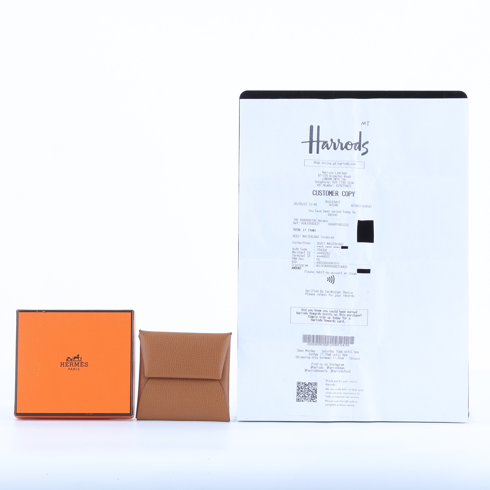 愛馬仕 Hermes Bastia 零錢包 金棕 H041054CK37 U AA 006 ZA U刻 金棕BASTIA 原廠盒子/購買證明影本