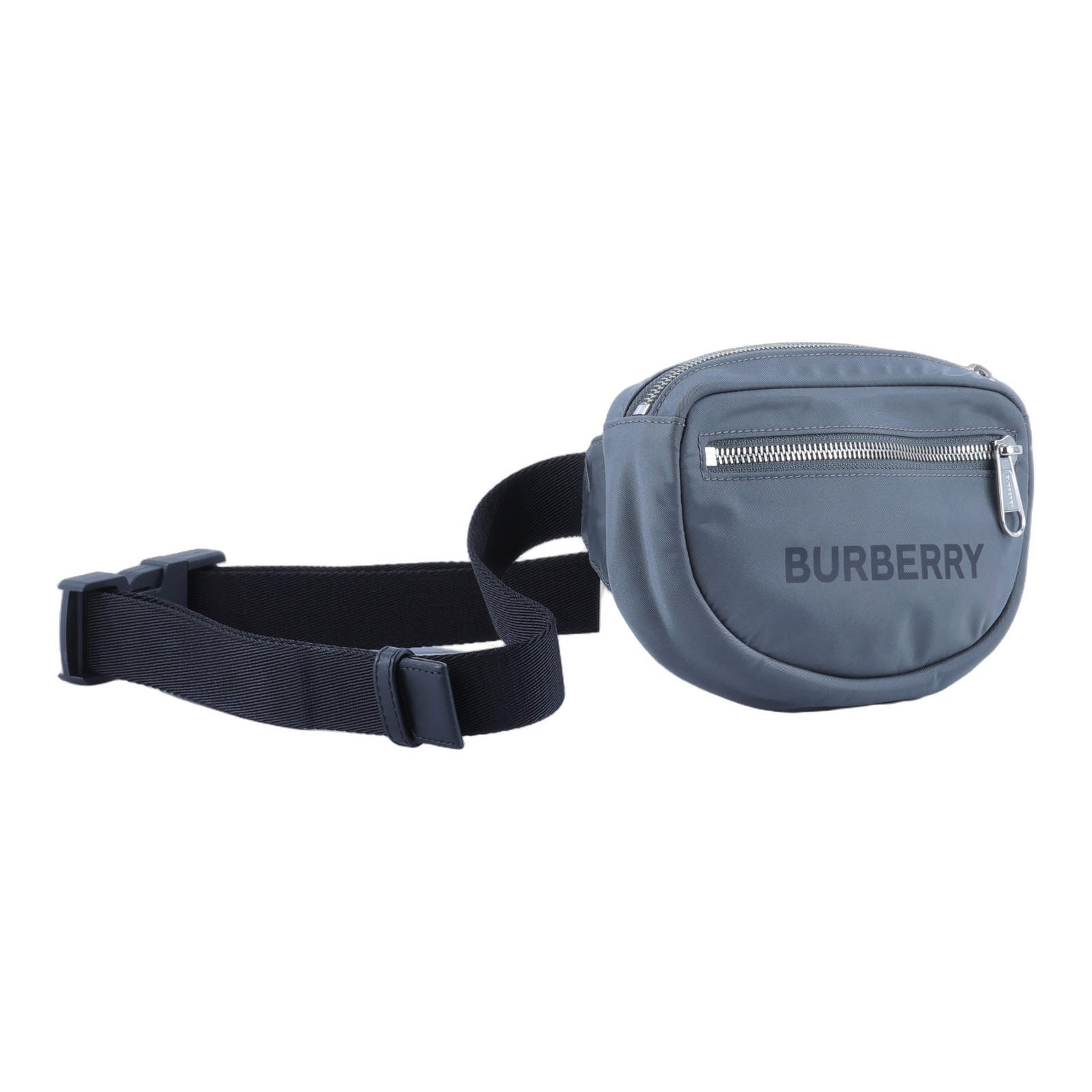 博柏利 BURBERRY 腰包 胸包 斜跨包 8052888 灰綠尼龍腰包 無附屬品