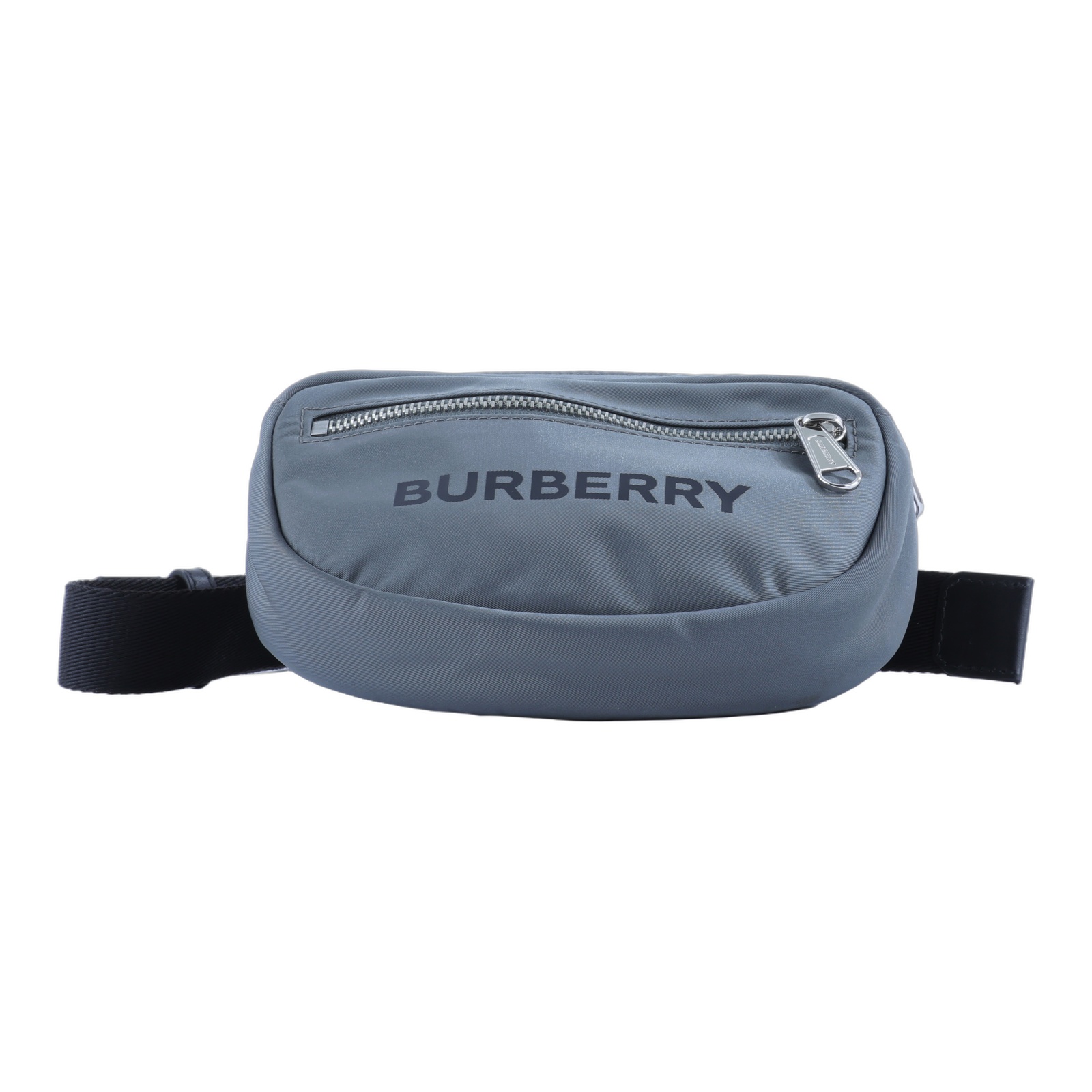 博柏利 BURBERRY 腰包 胸包 斜跨包 8052888 灰綠尼龍腰包 無附屬品