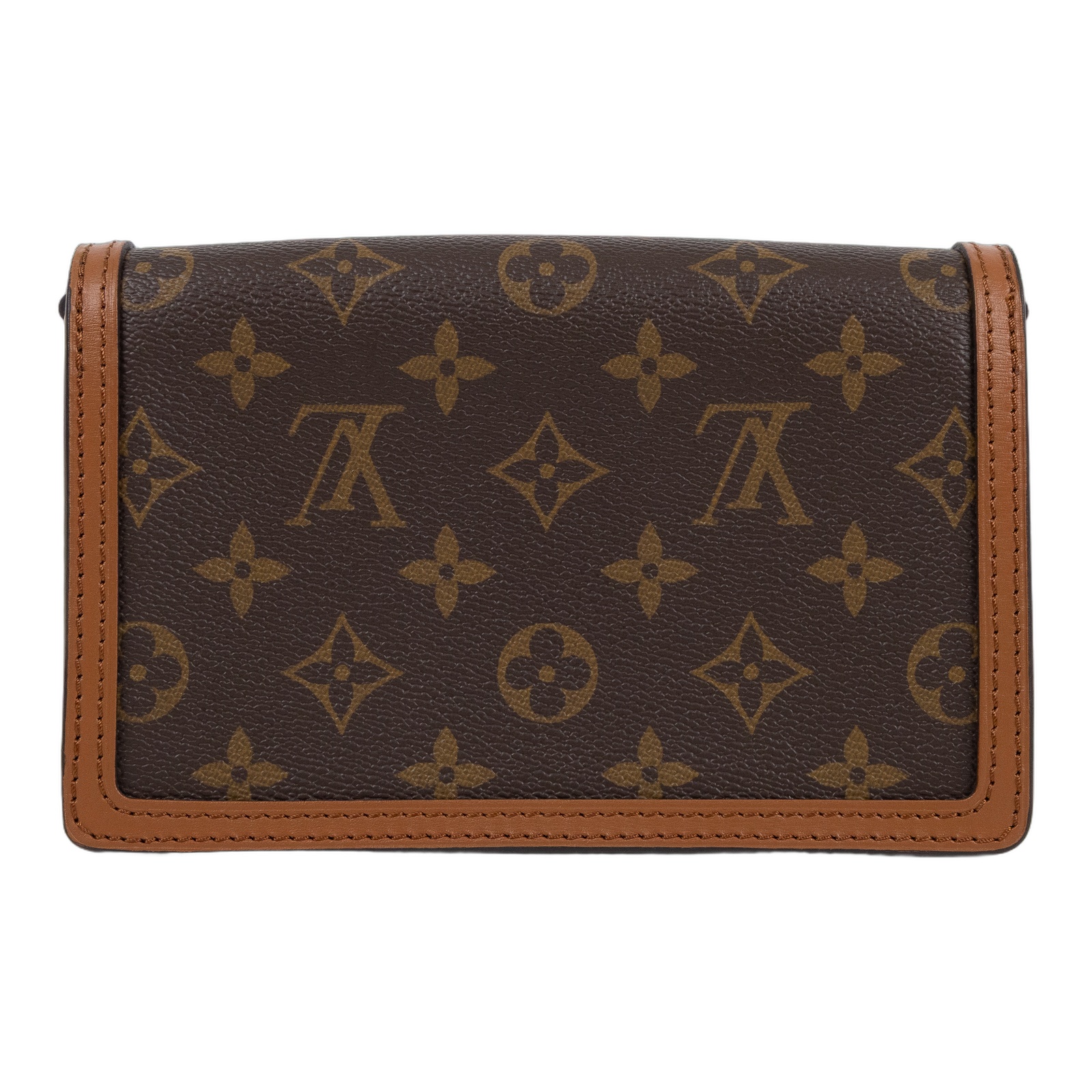 路易威登 LOUIS VUITTON Dauphine 鏈帶錢包 M68746 晶片款 原花DAUPHINE WOC 原廠盒子/防塵袋/背帶