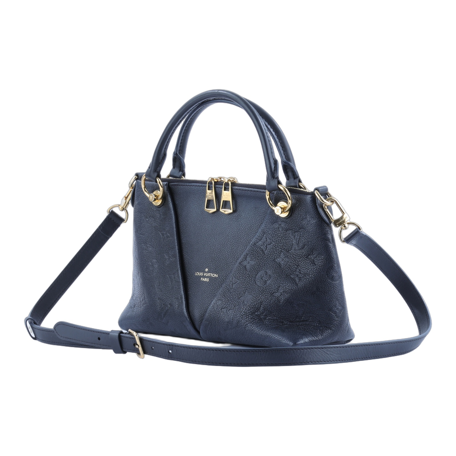 路易威登 LOUIS VUITTON V Tote BB 手提包 肩背包 斜背包 M44937 晶片款 黑壓紋V Tote BB 兩用手袋 防塵袋/背帶