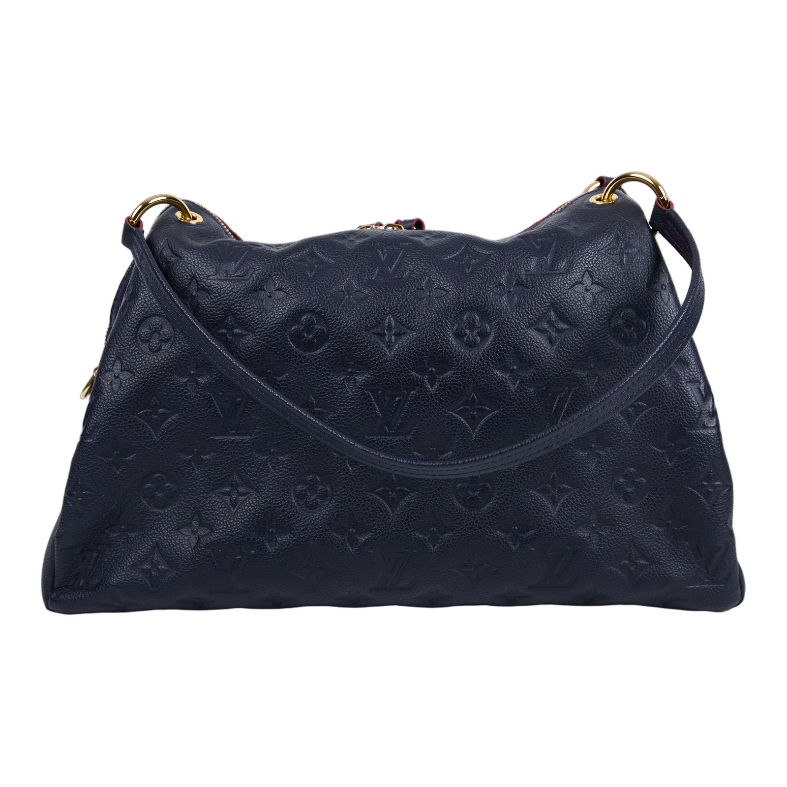 路易威登 LOUIS VUITTON Ponthieu PM 手提包 肩背包 斜背包 M43721 藍色原花牛皮壓紋Ponthieu PM 防塵袋/背帶