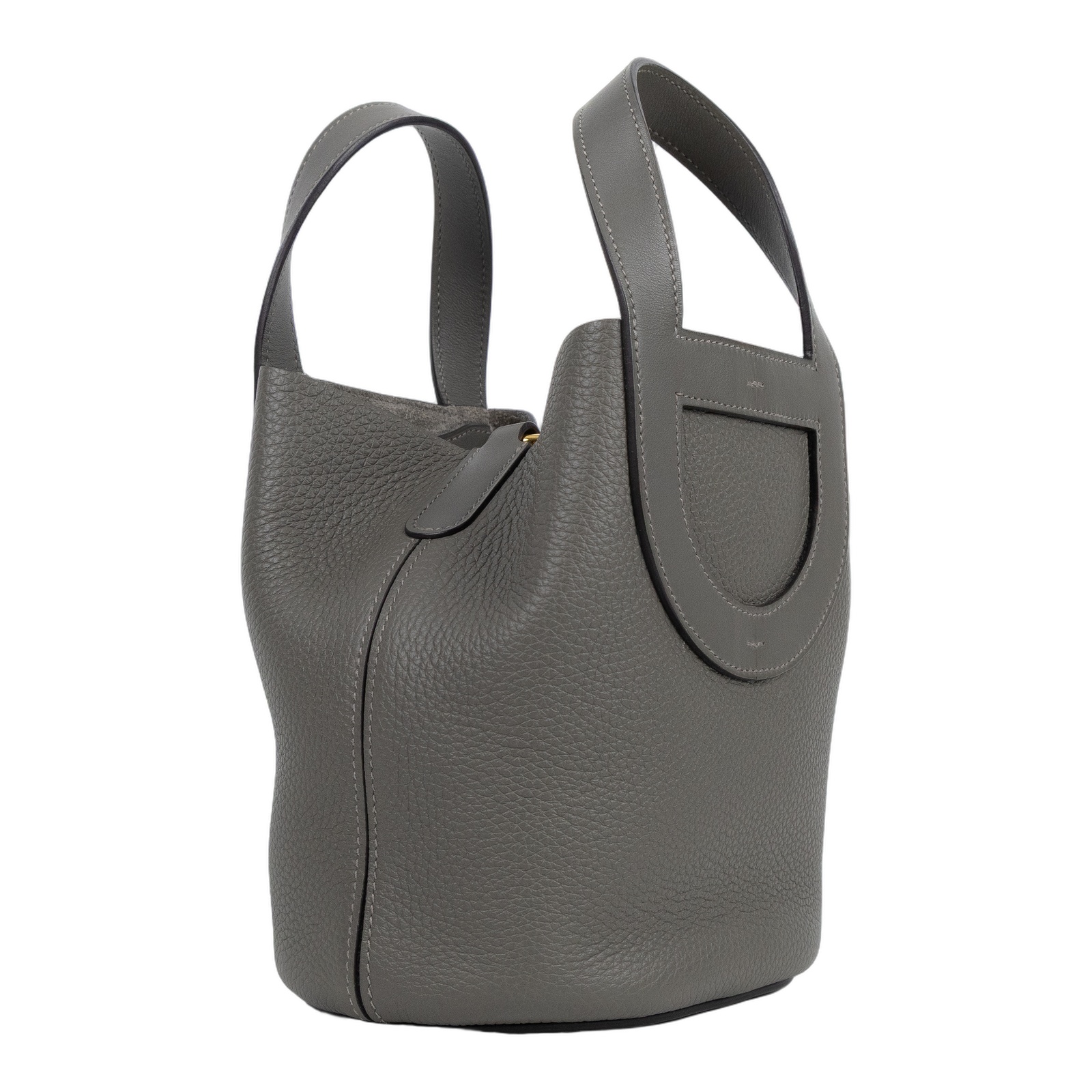 愛馬仕 Hermes In The Loop 18  豬鼻 菜籃子包 ITL18 U AM 009 UH U刻 灰IN THE LOOP18 無附屬品