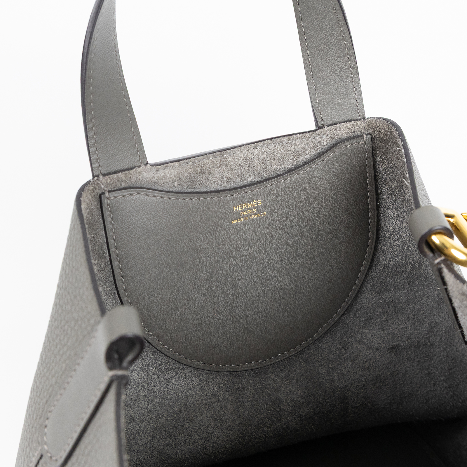 愛馬仕 Hermes In The Loop 18  豬鼻 菜籃子包 ITL18 U AM 009 UH U刻 灰IN THE LOOP18 無附屬品