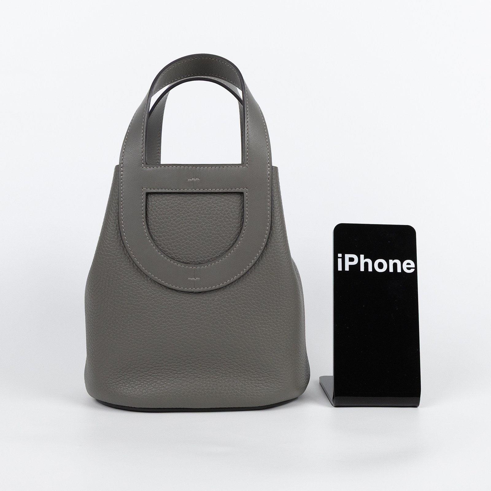 愛馬仕 Hermes In The Loop 18  豬鼻 菜籃子包 ITL18 U AM 009 UH U刻 灰IN THE LOOP18 無附屬品