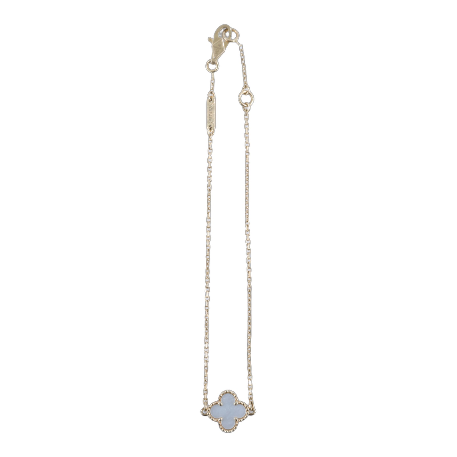 梵克雅寶 Van Cleef & Arpels Sweet Alhambra 手鍊 VCARF68800 白母貝Alhambra SWEET手鍊 無附屬品