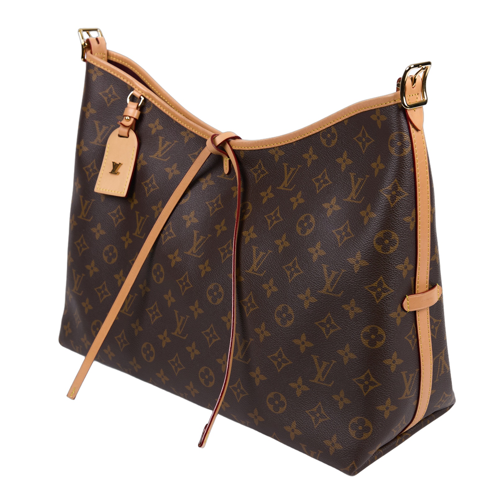 路易威登 LOUIS VUITTON CarryAll MM 原花 肩背包 M46197 晶片款 原花CarryAll  MM 原廠盒子/防塵袋/內袋/吊牌