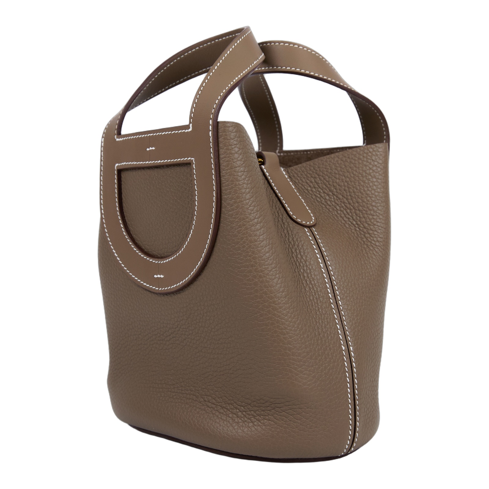 愛馬仕 Hermes In The Loop 18  豬鼻 菜籃子包 ITL18  K刻 大象灰IN THE LOOP18 原廠盒子/防塵袋2