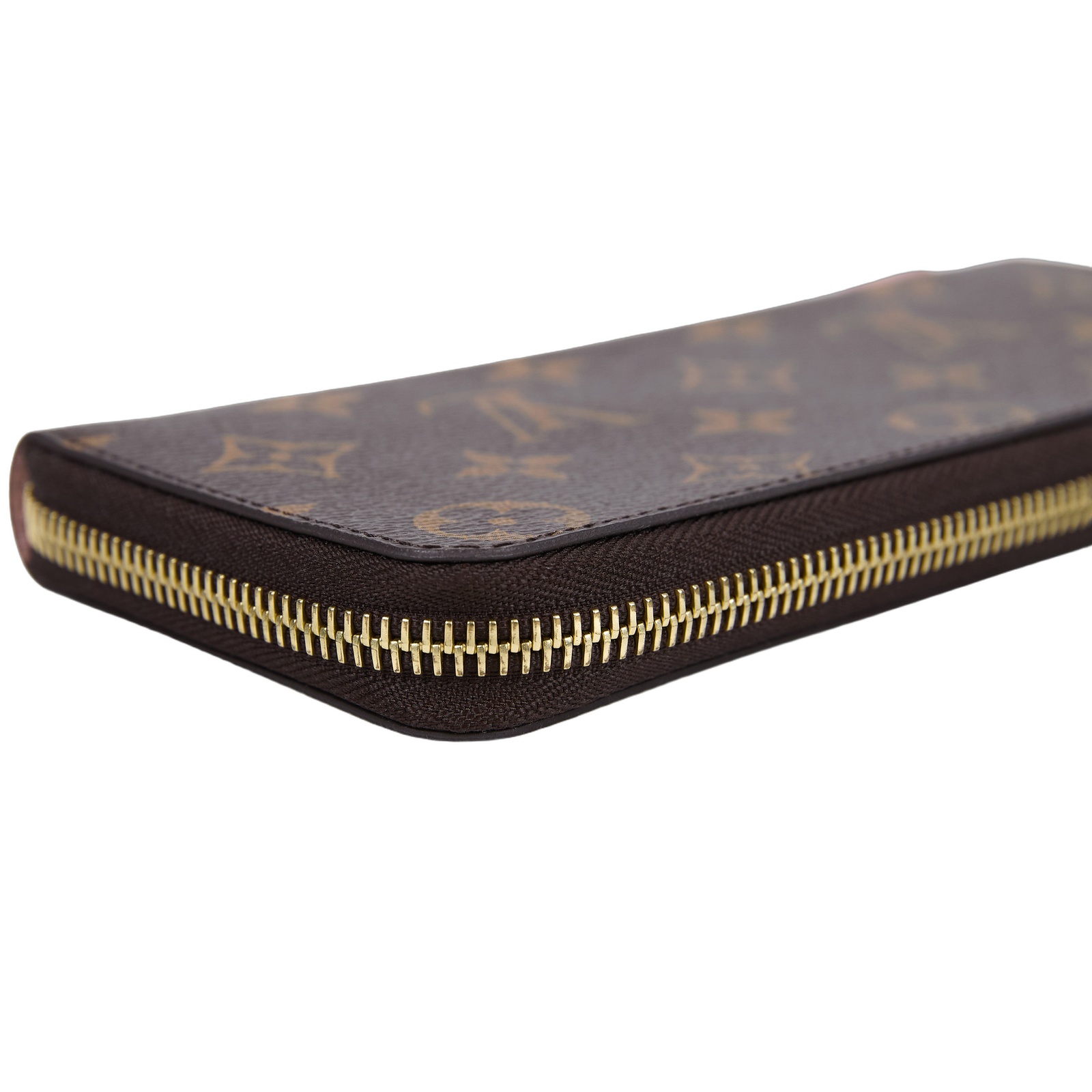 路易威登 LOUIS VUITTON Clémence 錢包 拉鍊 長夾 經典帆布 芭蕾粉色 M61298 晶片款 原花ZIPPY拉鏈長夾 原廠盒子/ 防塵袋