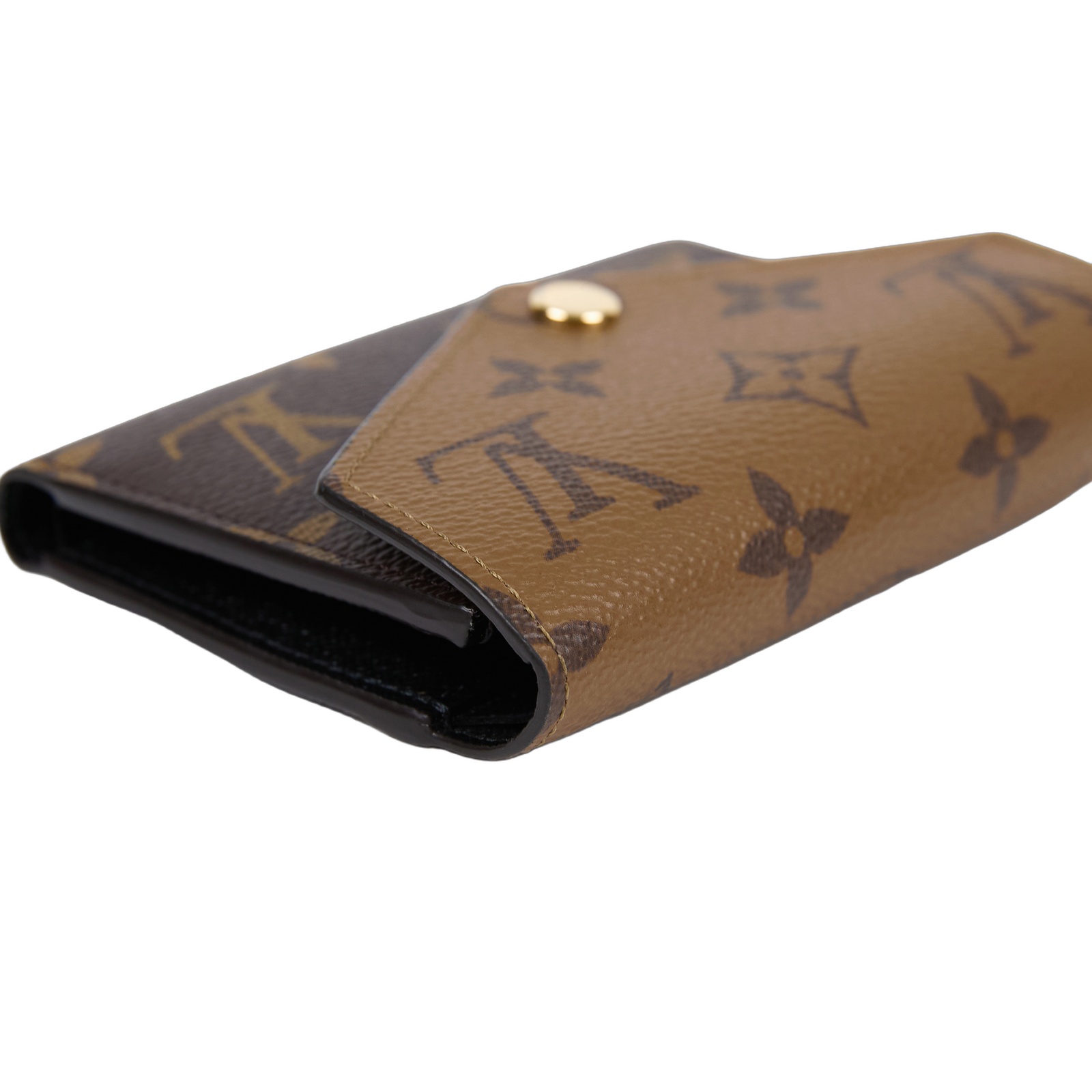 路易威登 LOUIS VUITTON Victorine 錢包 Reverse塗層帆布 M81557 晶片款 VICTORINE雙色短夾 原廠盒子/防塵袋