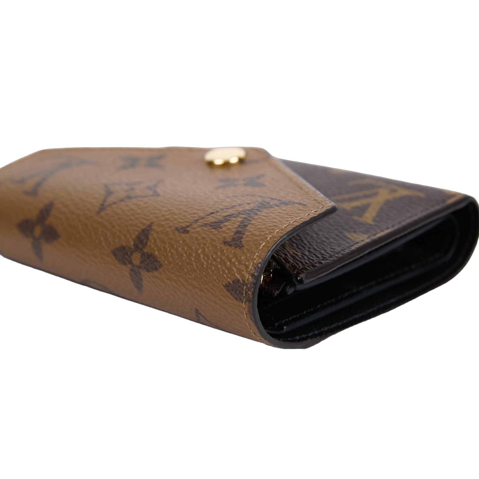 路易威登 LOUIS VUITTON Victorine 錢包 Reverse塗層帆布 M81557 晶片款 VICTORINE雙色短夾 原廠盒子/防塵袋
