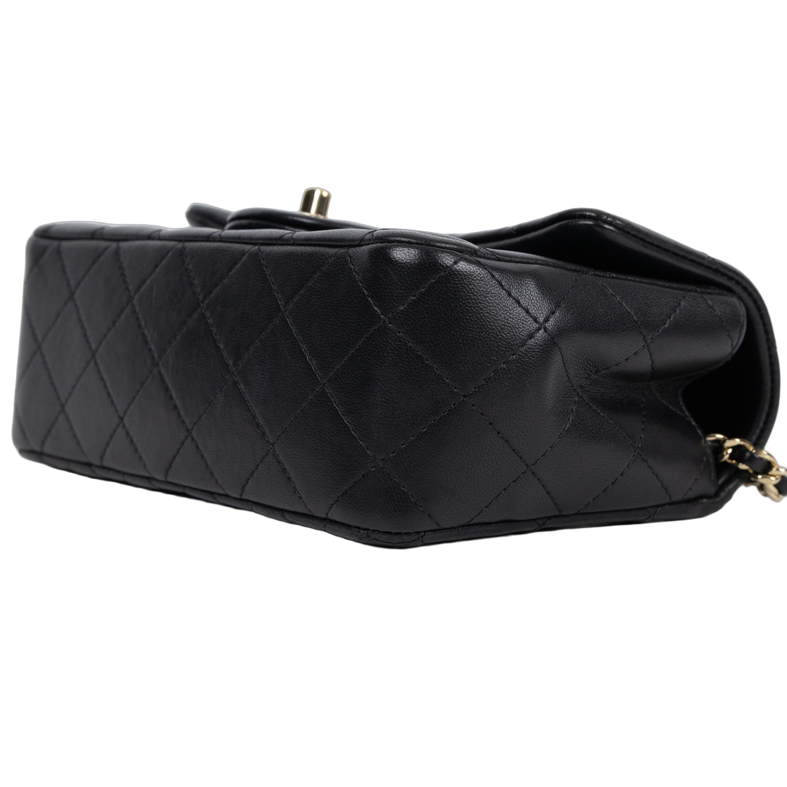 香奈兒 CHANEL Coco 20  Handle 肩背 斜背 迷你 口蓋包 AS2431 晶片款 黑金羊COCO HANDLE 20 原廠盒子/ 防塵袋
