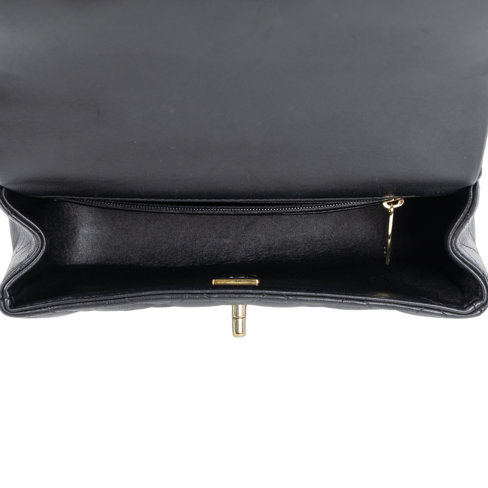 香奈兒 CHANEL Coco 20  Handle 肩背 斜背 迷你 口蓋包 AS2431 晶片款 黑金羊COCO HANDLE 20 原廠盒子/ 防塵袋