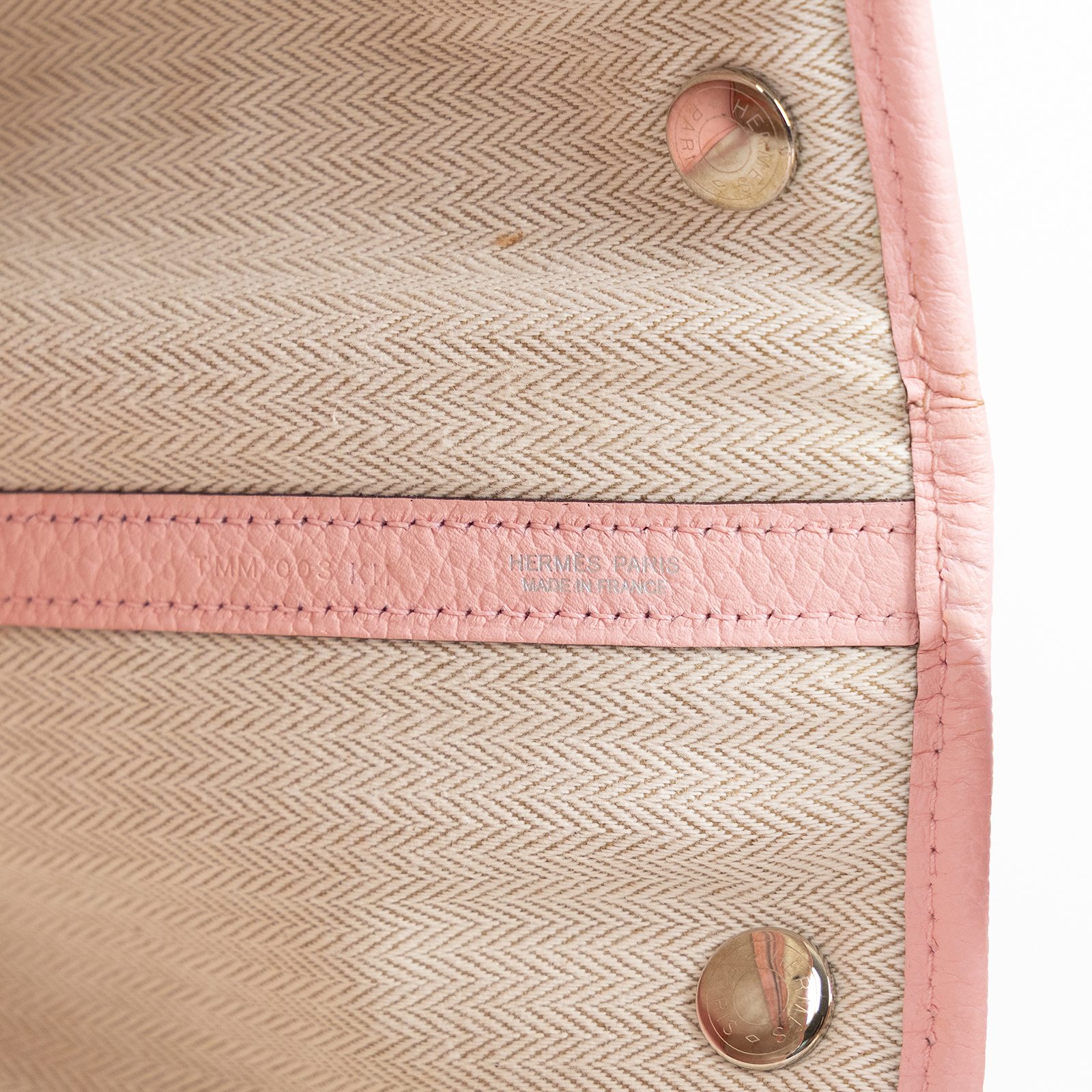 愛馬仕 Hermes Garden Party 花園派對包 36 GP36 T MM 003 KH 粉色GP36 防塵袋