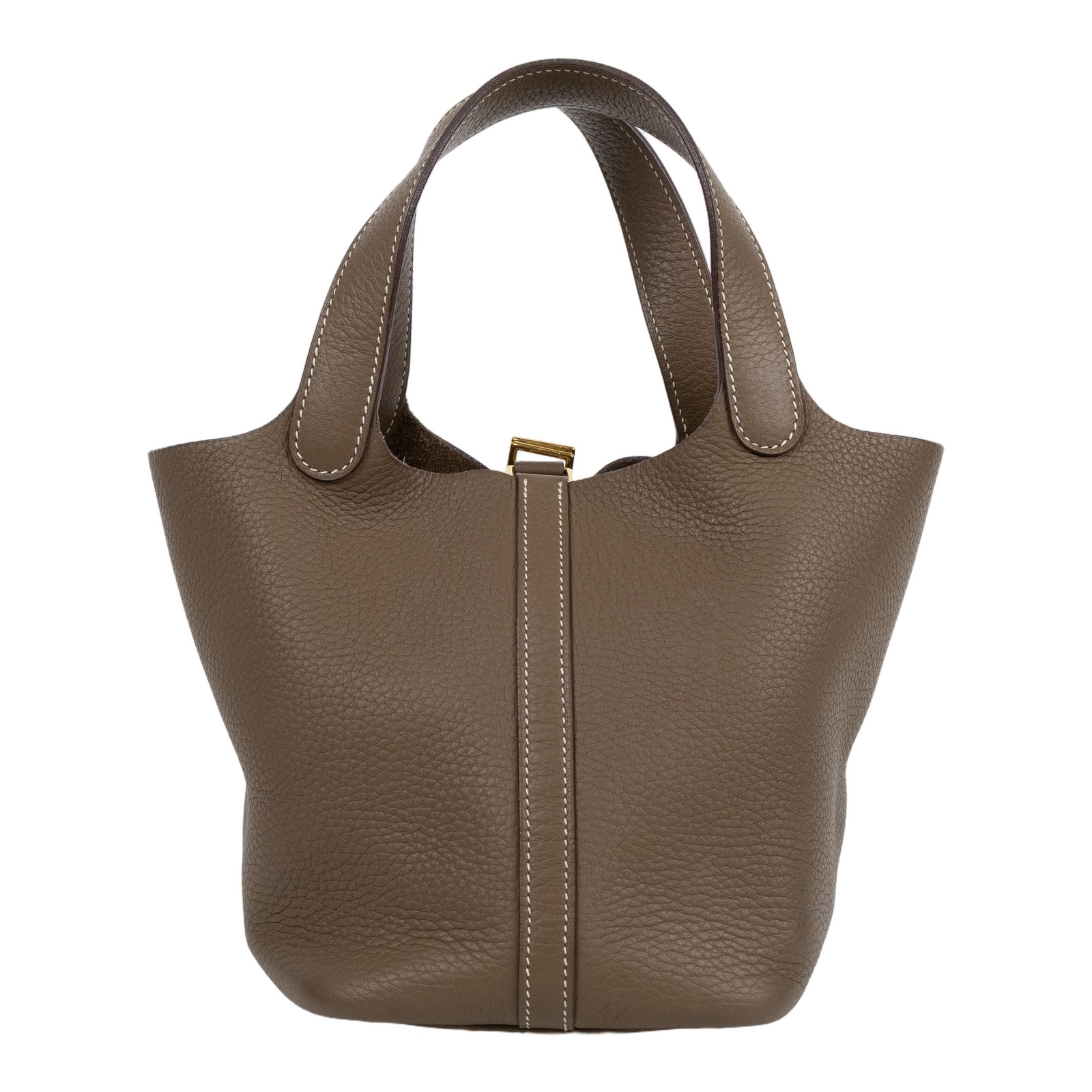 愛馬仕 Hermes Picotin Lock 18 菜籃子包 PT18 Y IT 012 AC Y刻 大象灰PICOTIN18 無附屬品