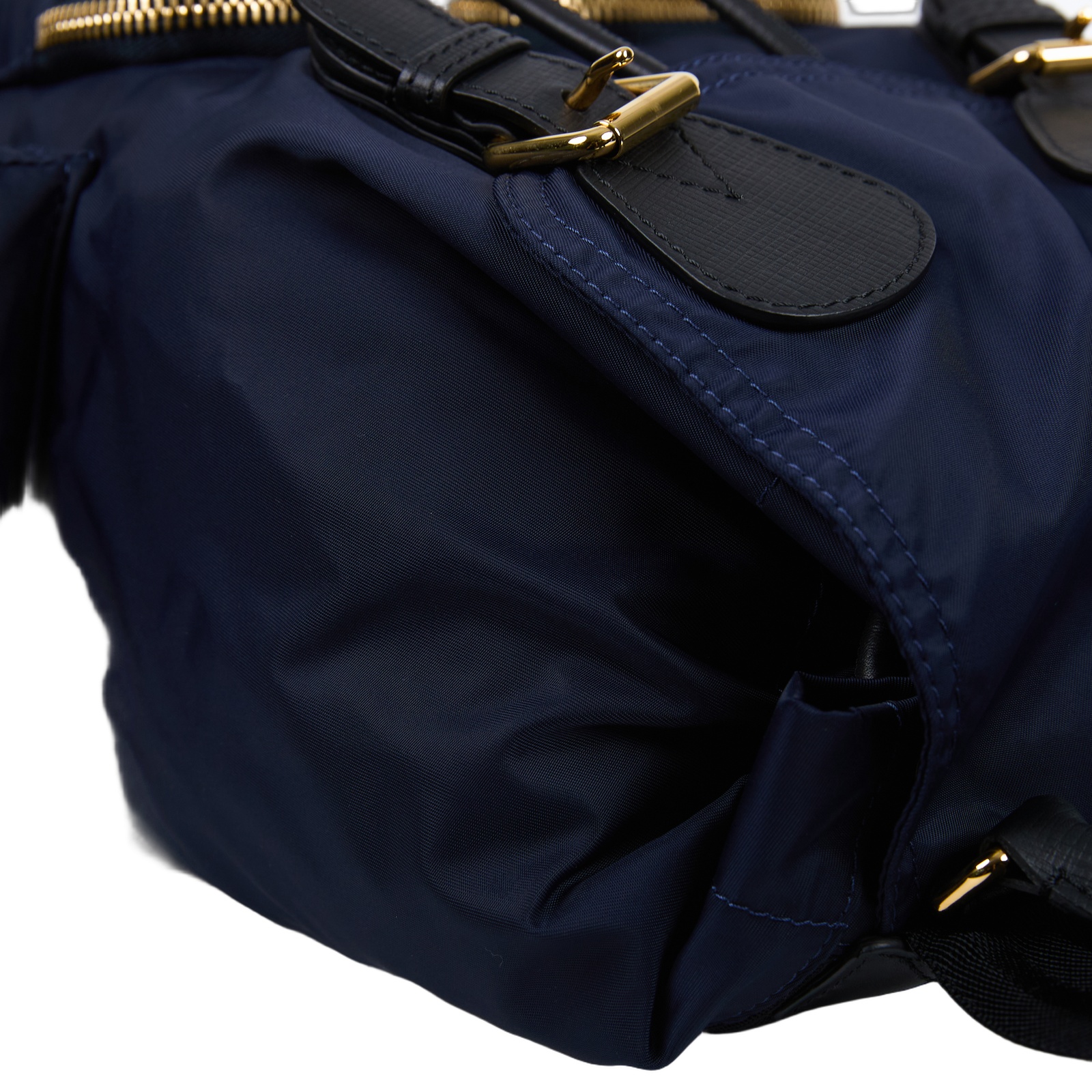 博柏利 BURBERRY The Rucksack 尼龍 後背包 40166241 藍尼龍後背包 防塵袋