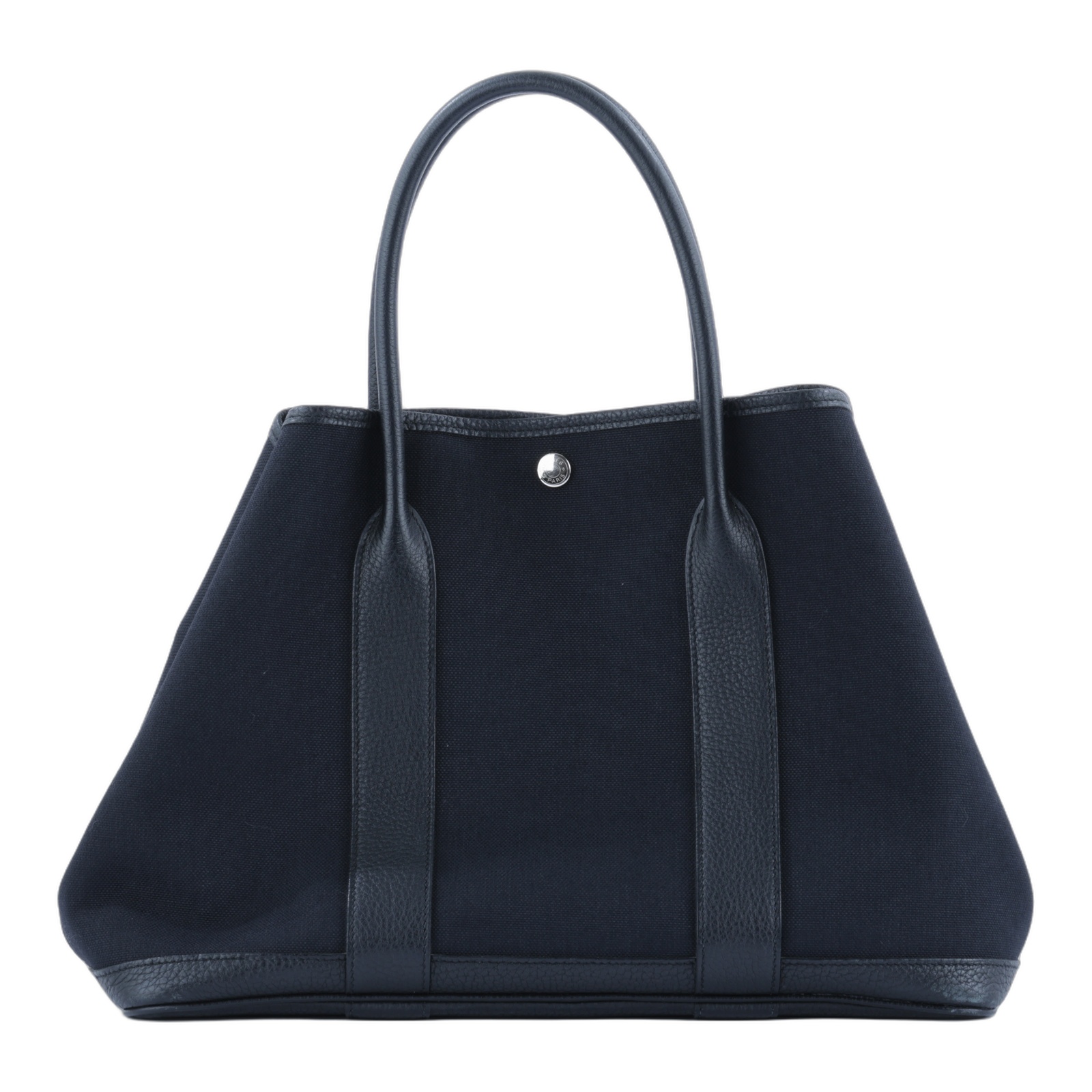 愛馬仕 Hermes Garden Party 花園派對包 36 GP36 D GS 010 HI D刻 黑帆布GP36 無附屬品