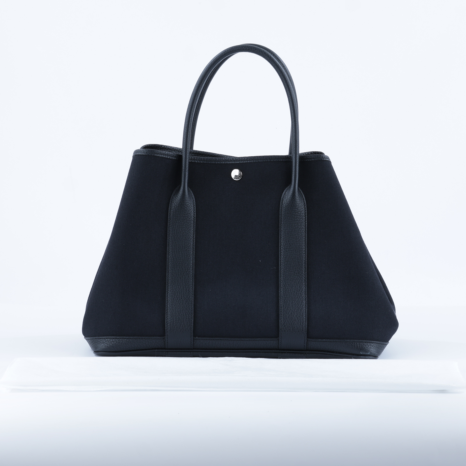 愛馬仕 Hermes Garden Party 花園派對包 36 GP36 D GS 010 HI D刻 黑帆布GP36 無附屬品