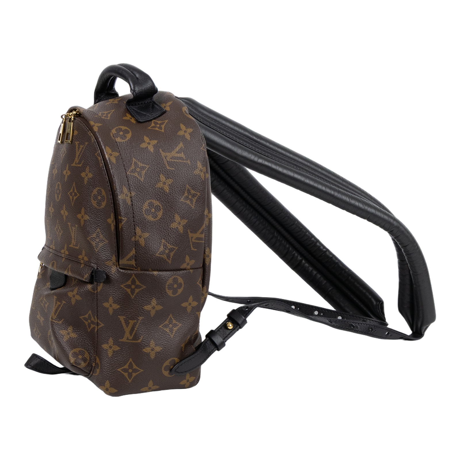 路易威登 LOUIS VUITTON Palm Springs PM 小型 牛皮鑲飾 拉鍊 後背包 M41560 晶片款  防塵袋