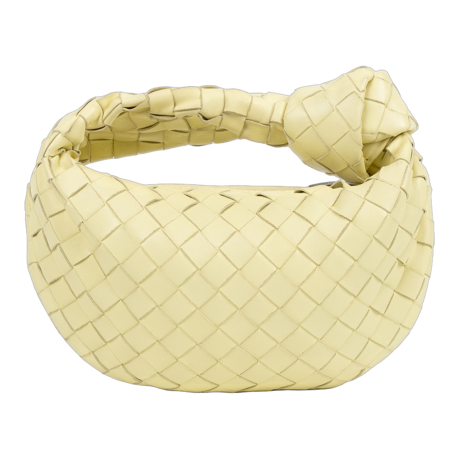 寶緹嘉 BOTTEGA VENETA Mini Jodie 手提包 651876VCPP5 黃編織MINI　JODIE 防塵袋