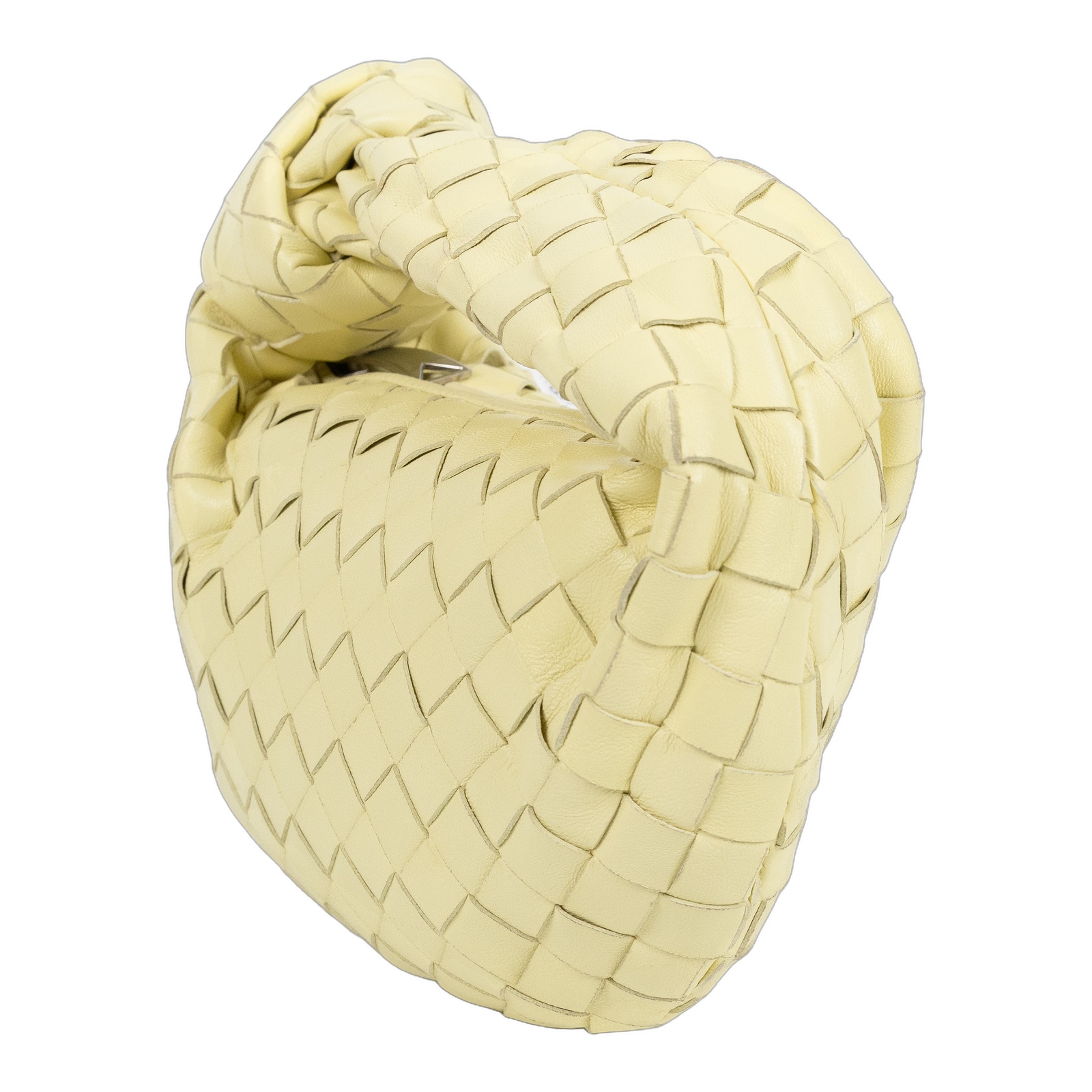 寶緹嘉 BOTTEGA VENETA Mini Jodie 手提包 651876VCPP5 黃編織MINI　JODIE 防塵袋