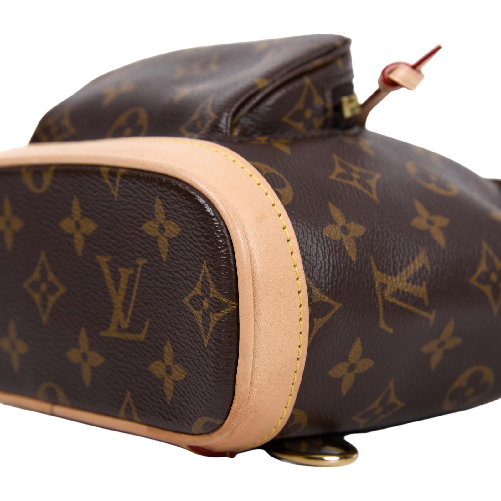 路易威登 LOUIS VUITTON Montsouris Mini 後背包 經典帆布 M11199 晶片款  防塵袋/背帶