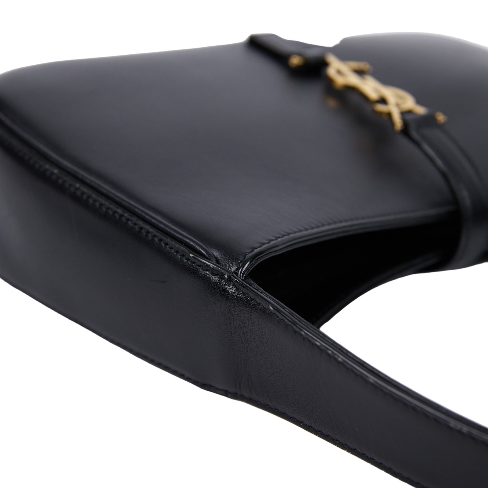 聖羅蘭 YSL SAINT LAURENT LE 5 À 7 滑面皮革 HOBO 手袋 手提包 6572282R20W  原廠盒子/防塵袋