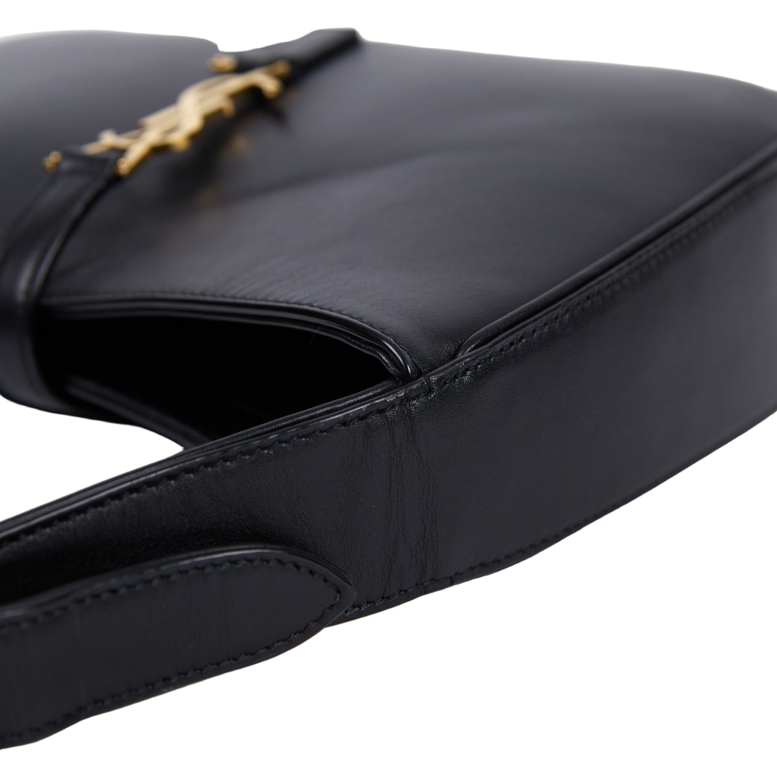 聖羅蘭 YSL SAINT LAURENT LE 5 À 7 滑面皮革 HOBO 手袋 手提包 6572282R20W  原廠盒子/防塵袋