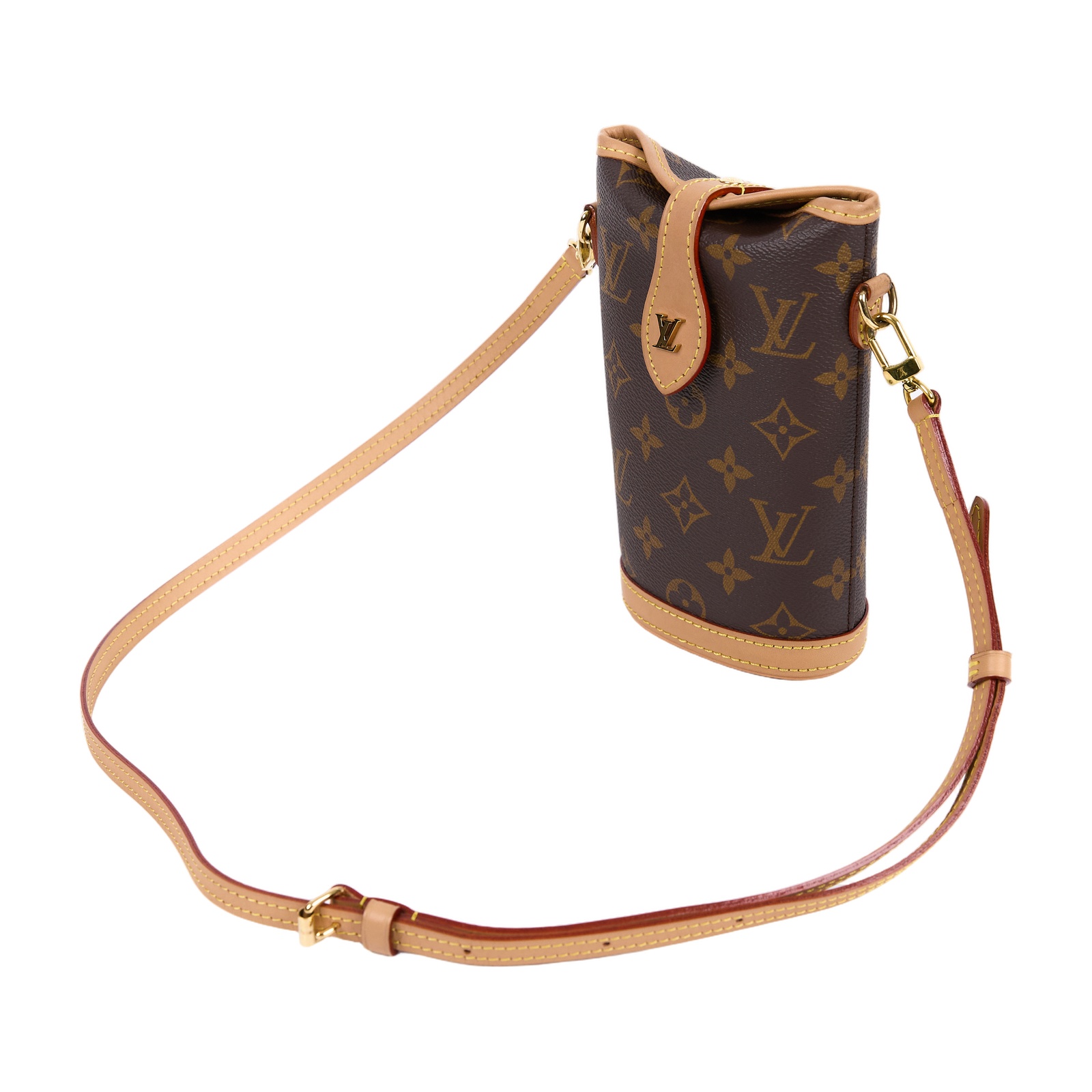 路易威登 LOUIS VUITTON Fold Me Pouch 隨身包 薯條包 M80874 晶片款  原廠盒子/背帶/購買證明/防塵袋