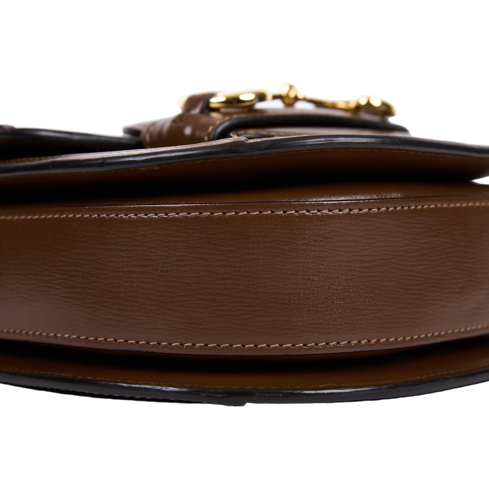 古馳 GUCCI Horsebit 1955 圓形 迷你袋 760191 92TCG 棕GG紋1955馬鞍包 無附屬品