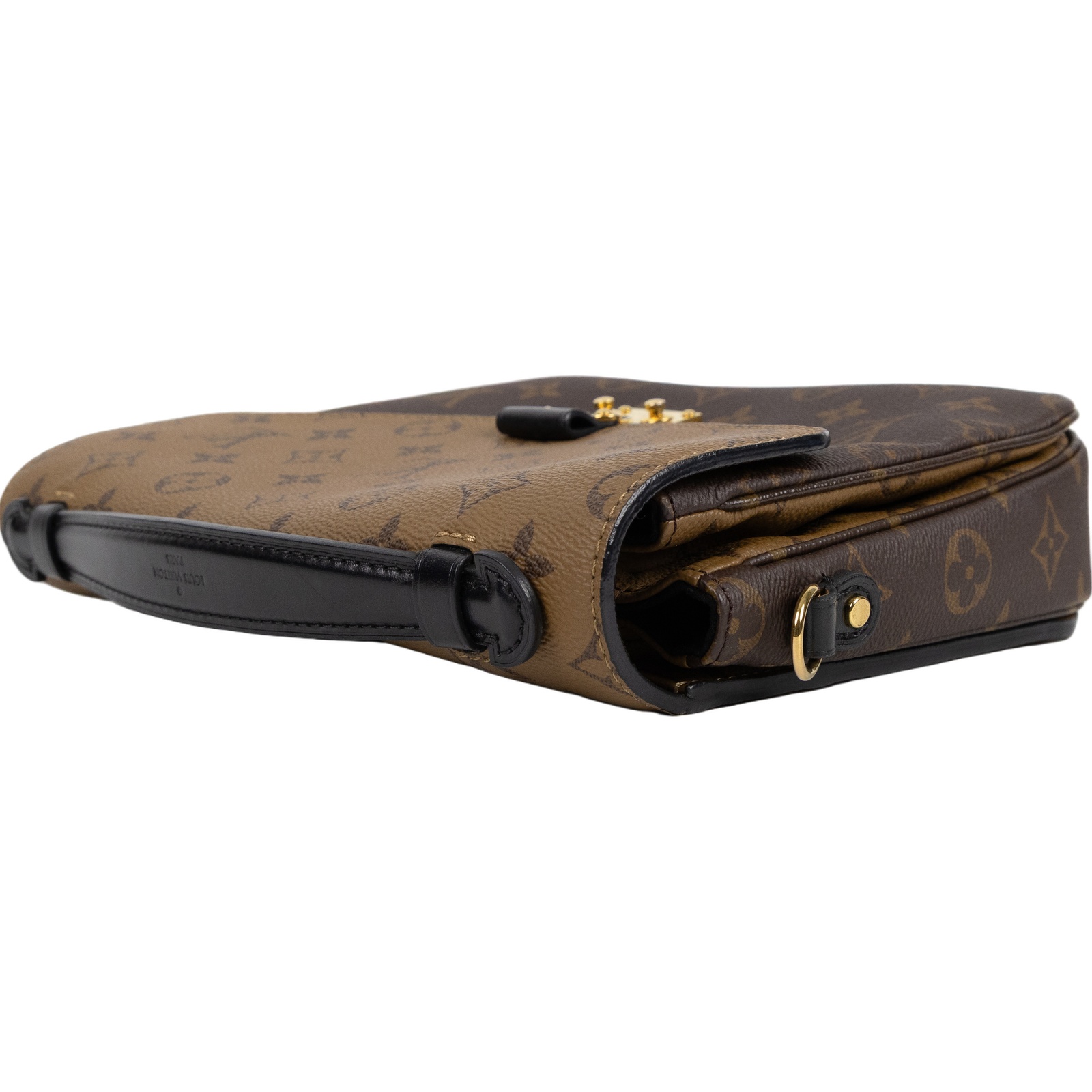 路易威登 LOUIS VUITTON Pochette Métis 拚色設計 釦式 手提 斜背包 M44876 原花雙色原花郵差包 防塵袋/背帶/購買證明