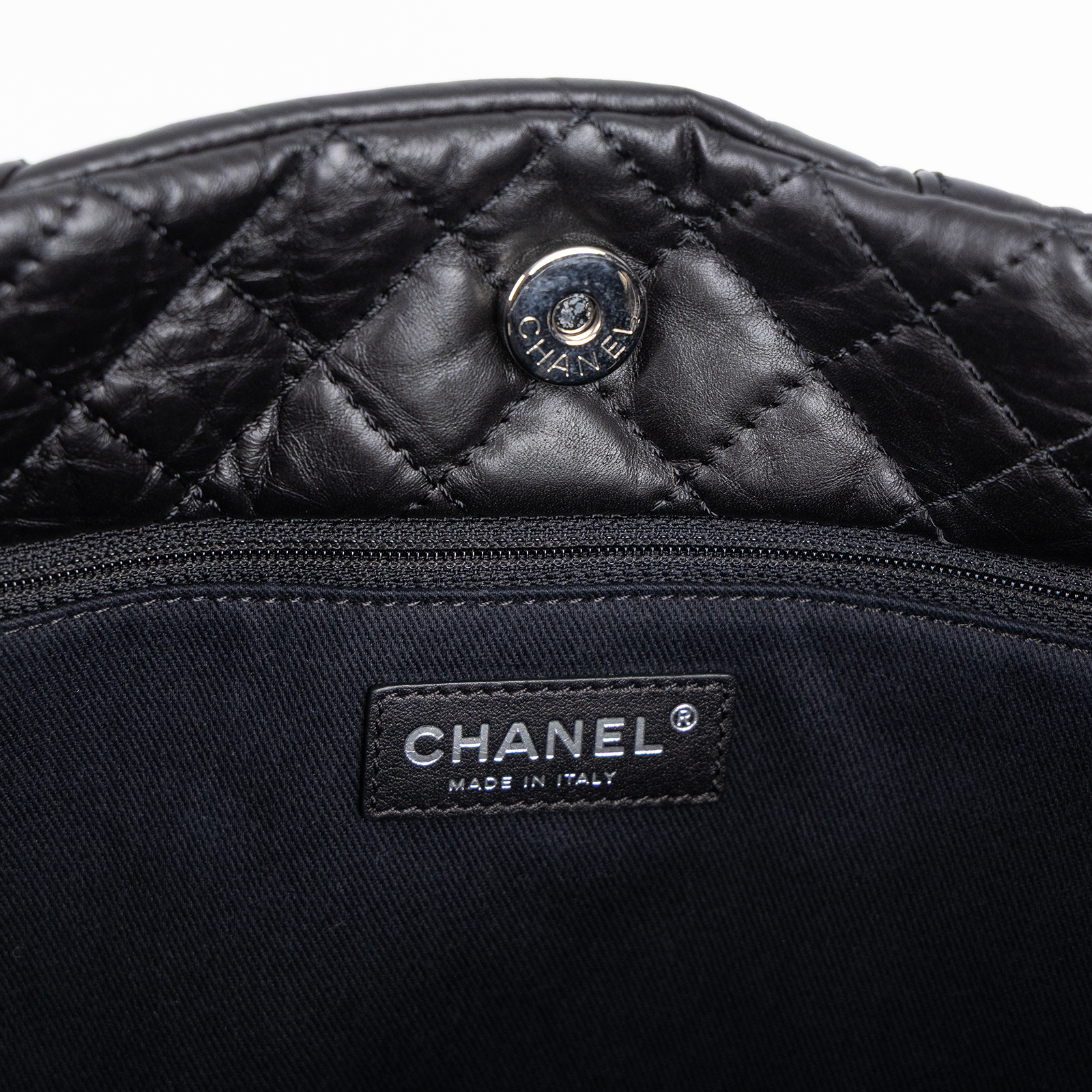 香奈兒 CHANEL 2.55 托特包  13開 黑仿舊牛皮2.55托特包 保證卡